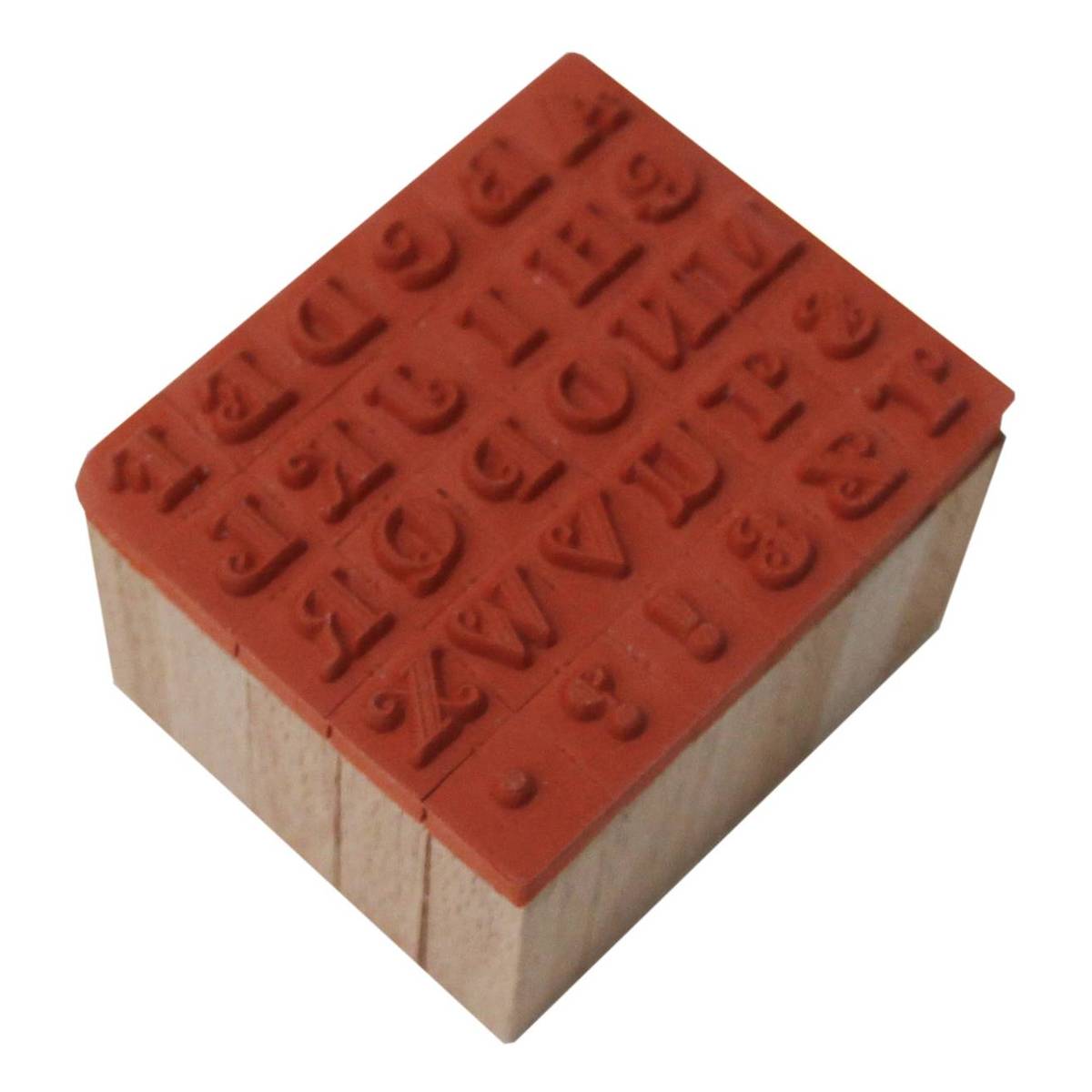 Fancy Mini Alphabet Wooden Stamp Set 30 Pieces Hobbycraft