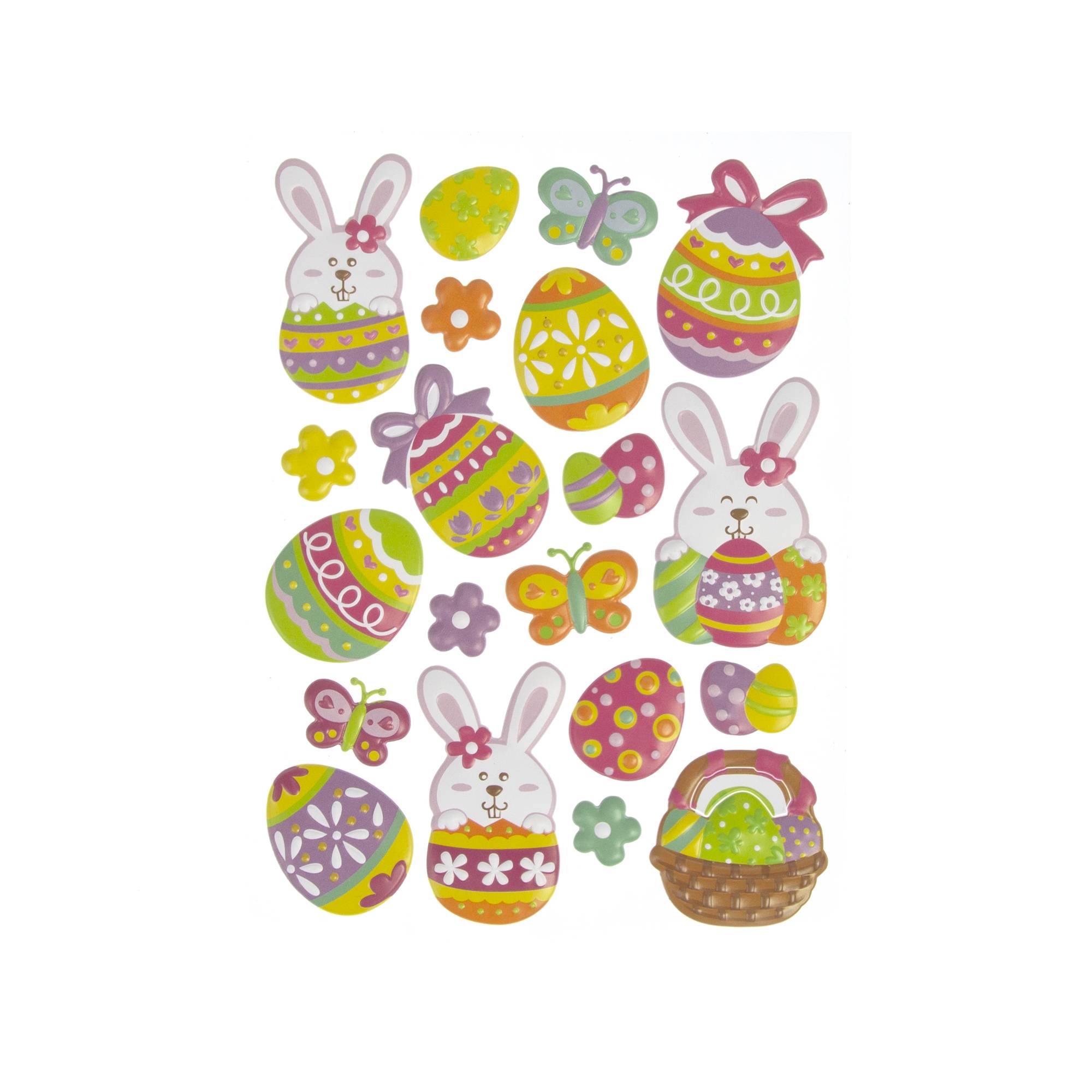 Easter Bunny and Egg Stickers Hobbycraft