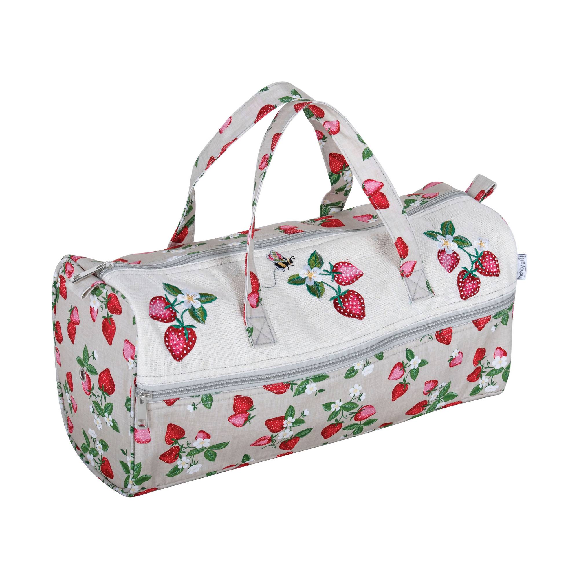 Strawberries Knitting Bag Hobbycraft
