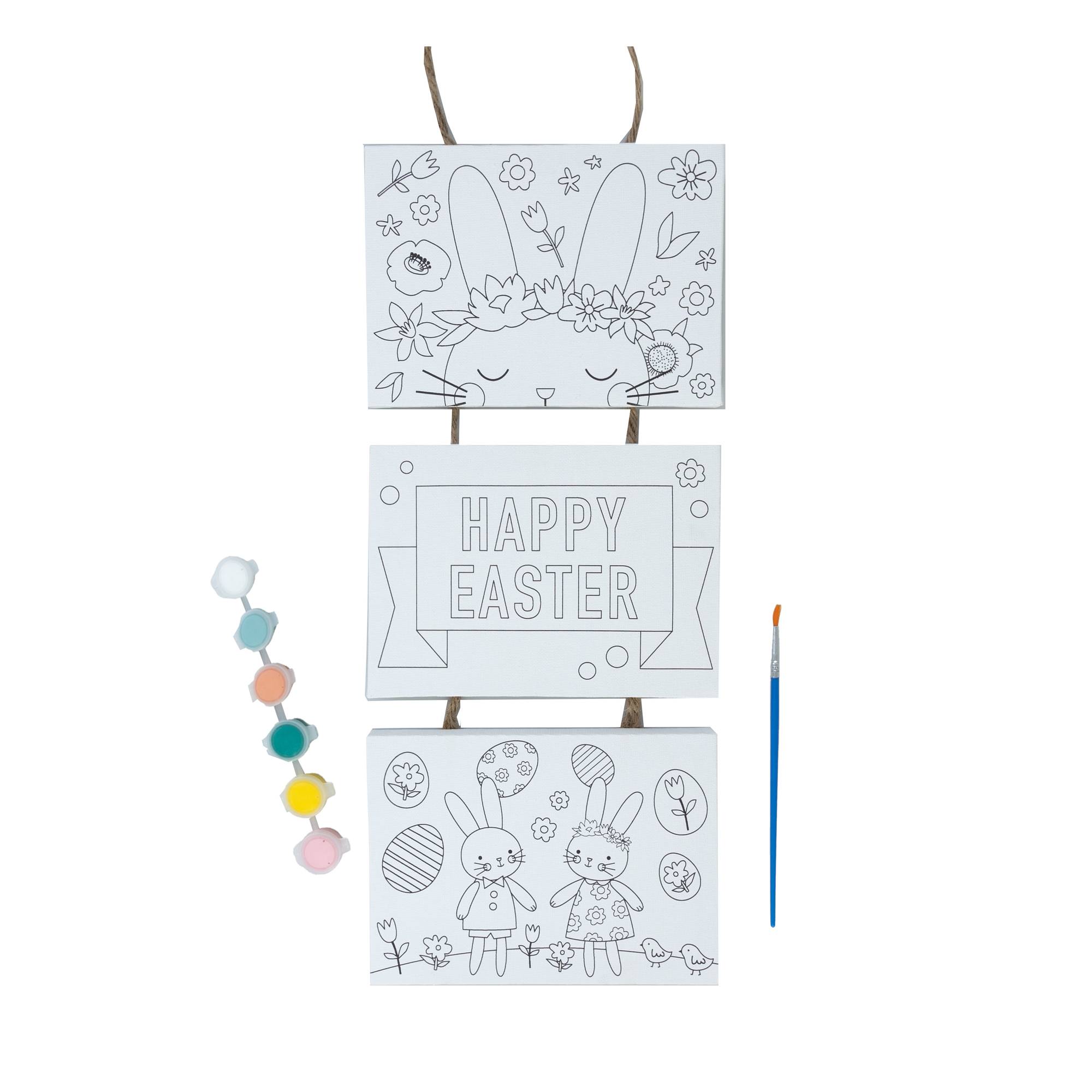 Paint Your Own Easter Canvas Hobbycraft