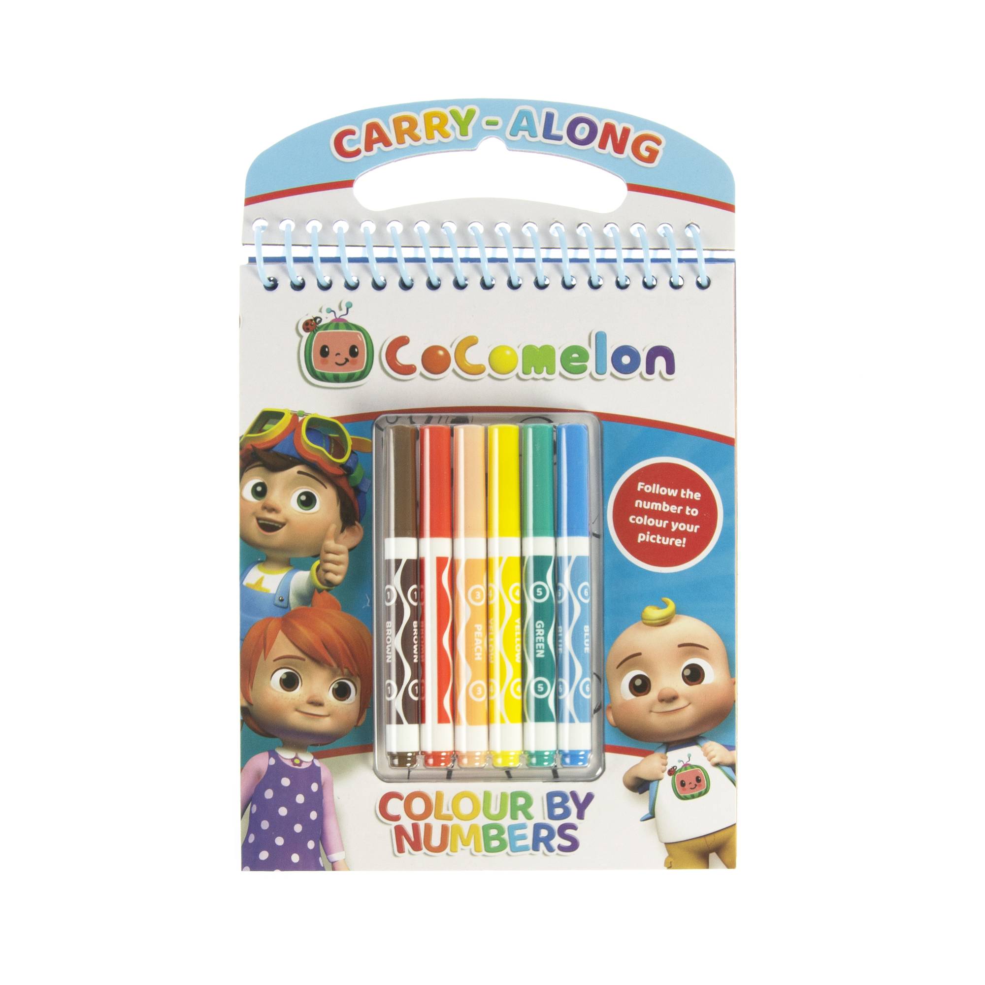 Cocomelon Colour by Numbers | Hobbycraft