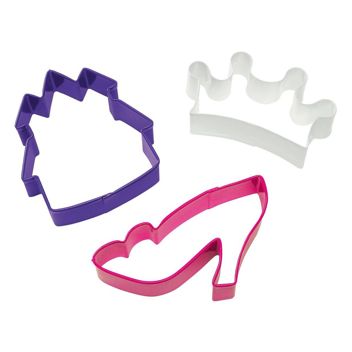 Wilton Princess Theme Cookie Cutter Set 3 Pieces Hobbycraft