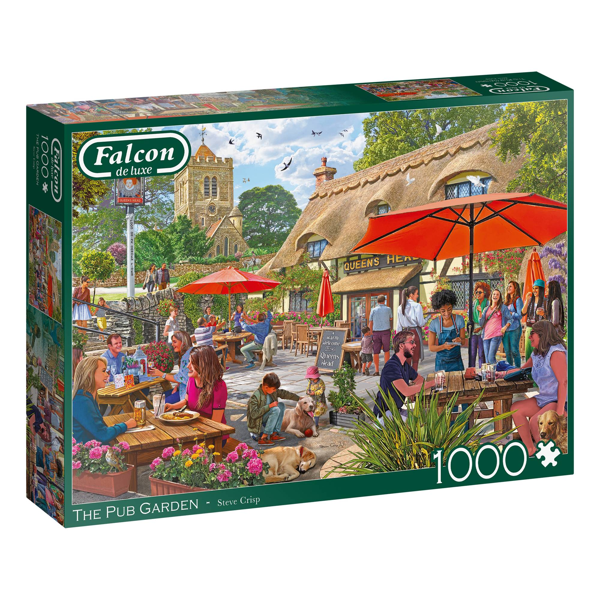 Falcon The Pub Garden Jigsaw Puzzle 1000 Pieces Hobbycraft