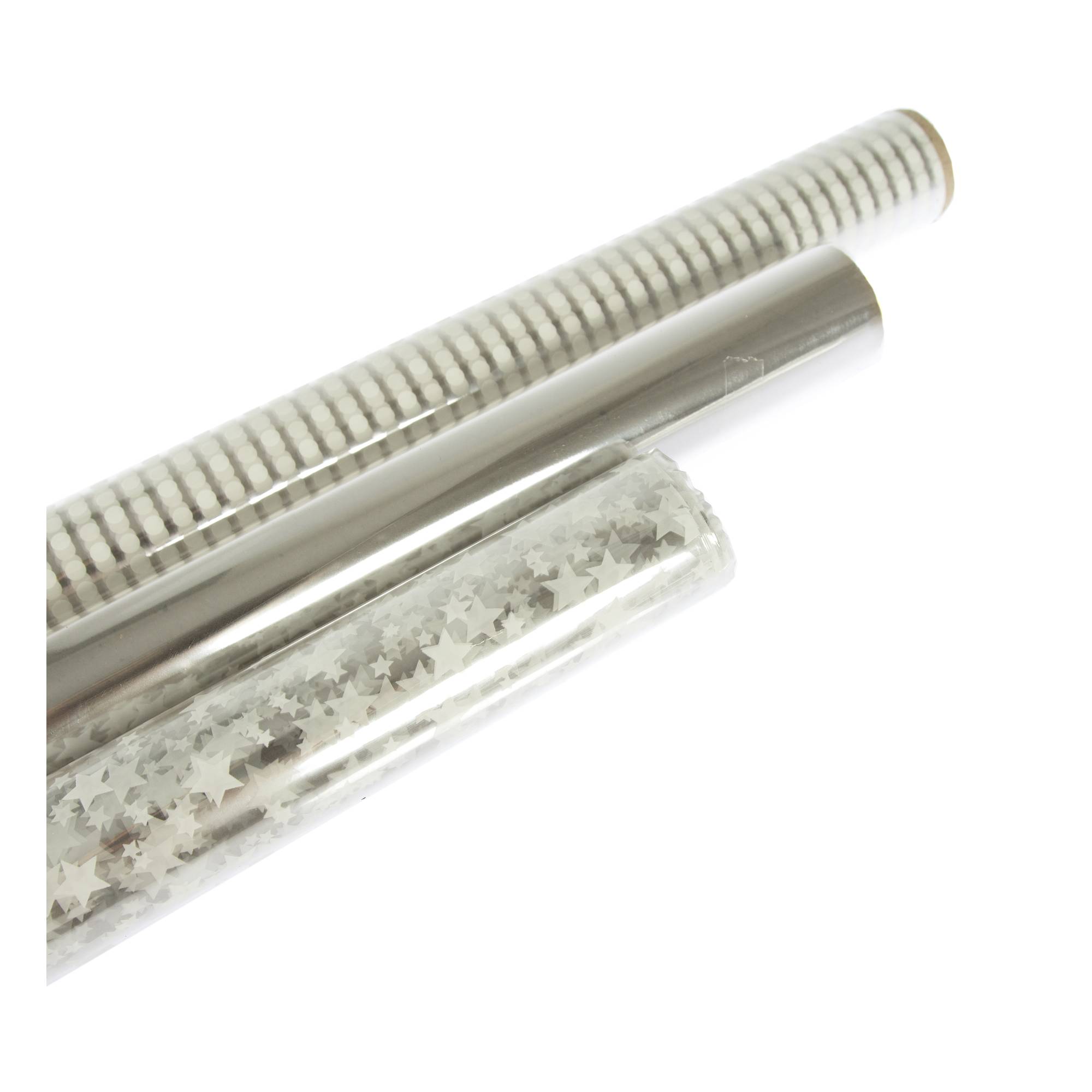 Stars and Spots Cellophane Wrap 2m 3 Pack Hobbycraft