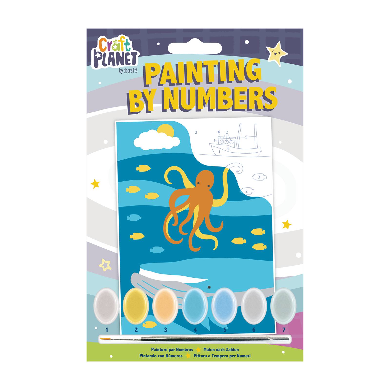 Underwater Painting by Numbers A5 Hobbycraft