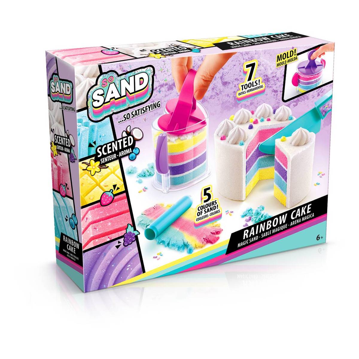 So Sand DIY Rainbow Cake Kit Hobbycraft