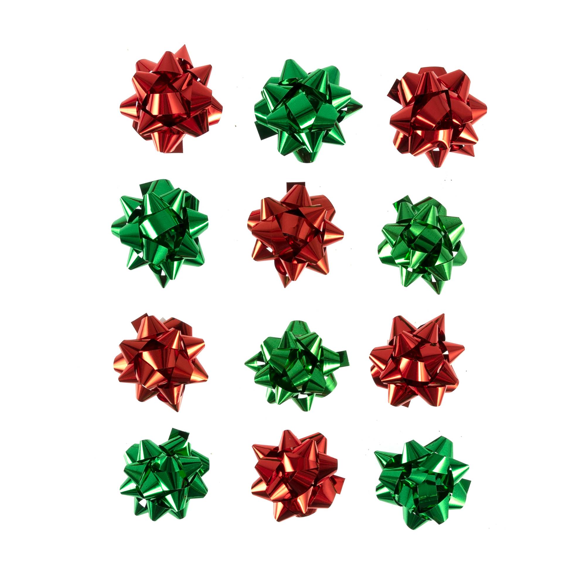 Mini Christmas Gift Bows 12 Pack Hobbycraft