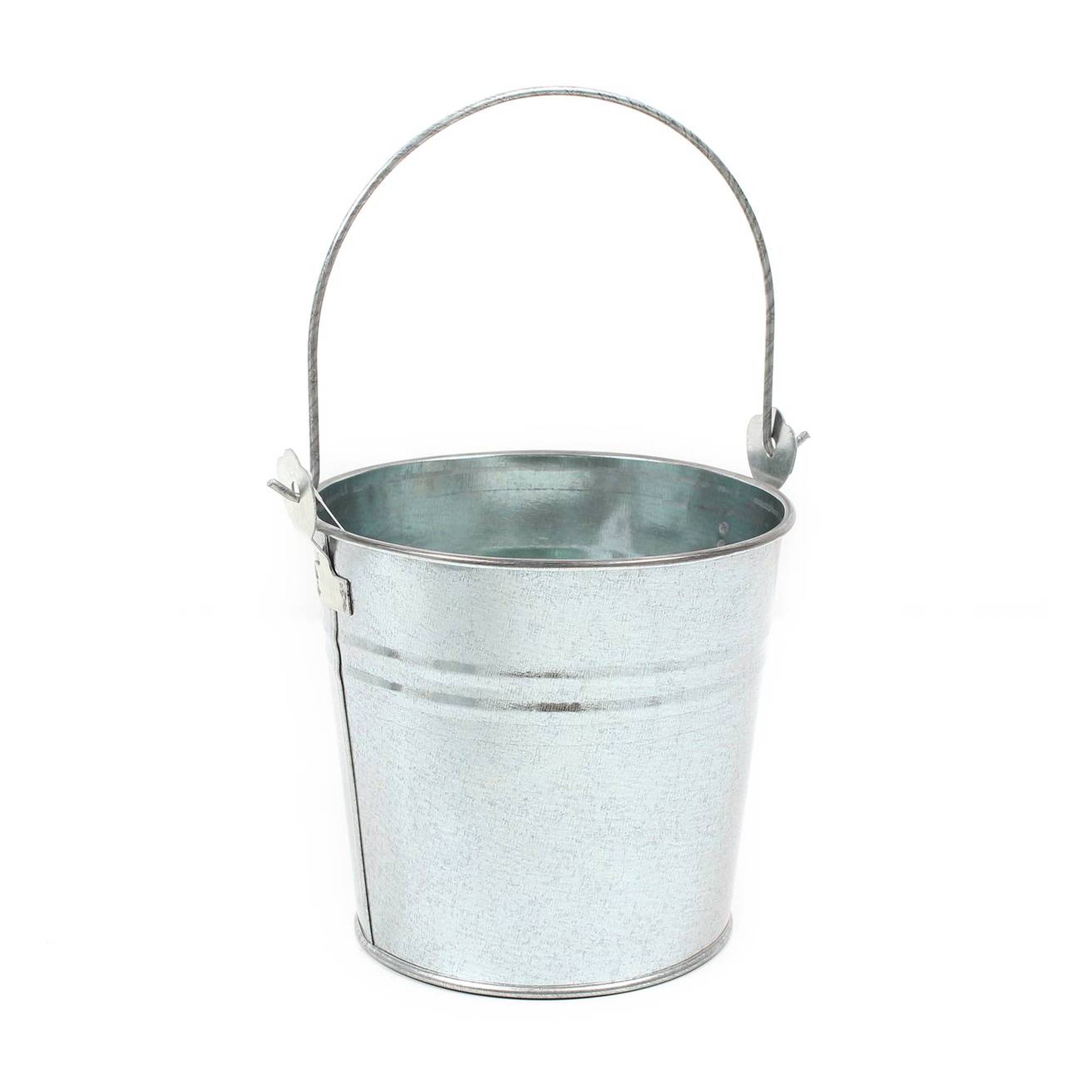 Decorate Your Own Small Metal Bucket 14 x 11 x 13 cm