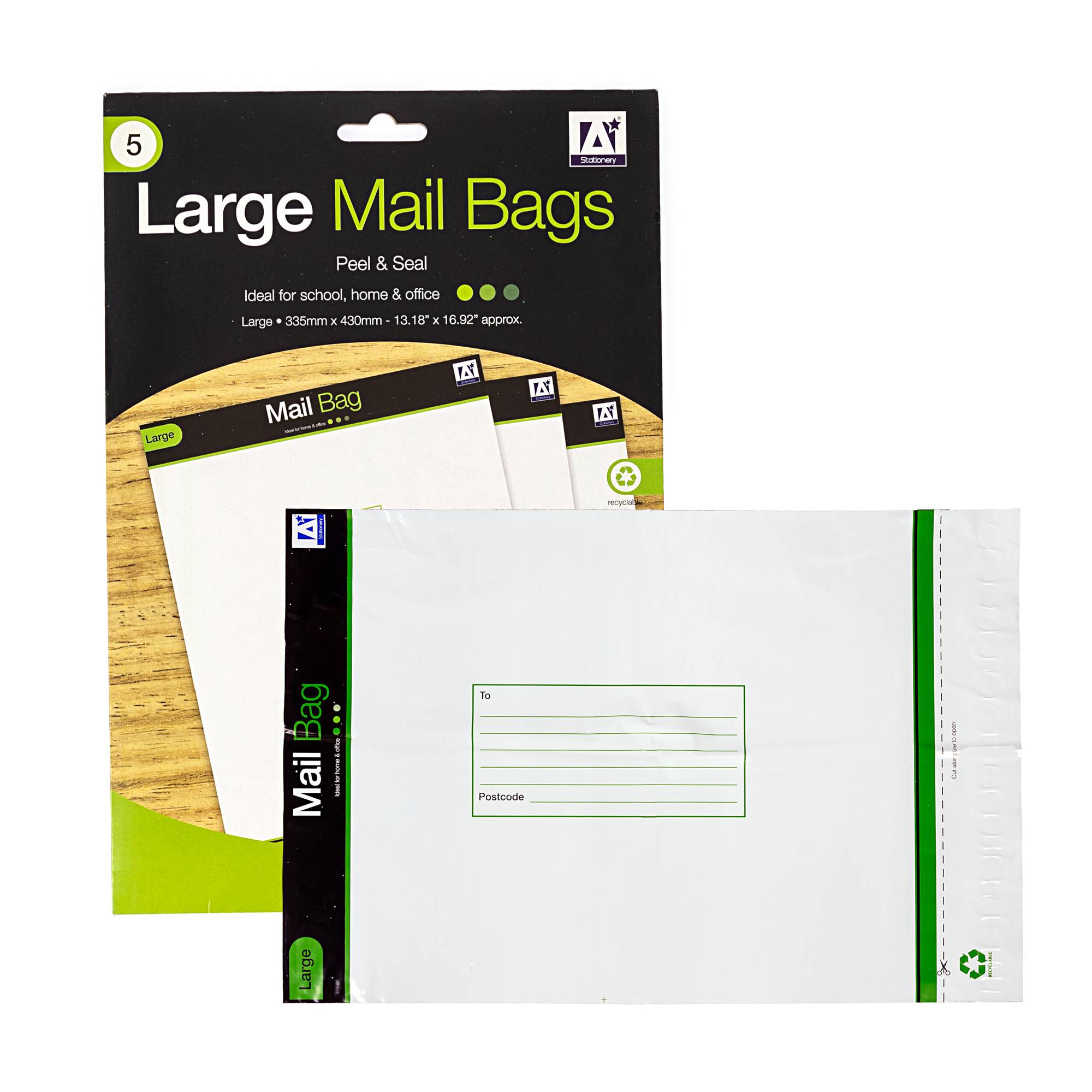 Large Mail Bags 5 Pack Hobbycraft