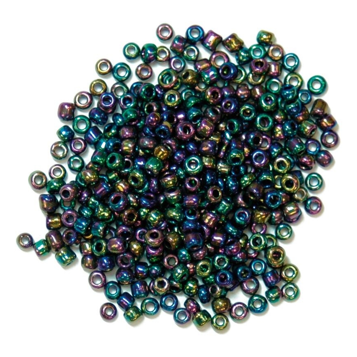 Craft Factory Rainbow Seed Beads 2mm 15g Hobbycraft