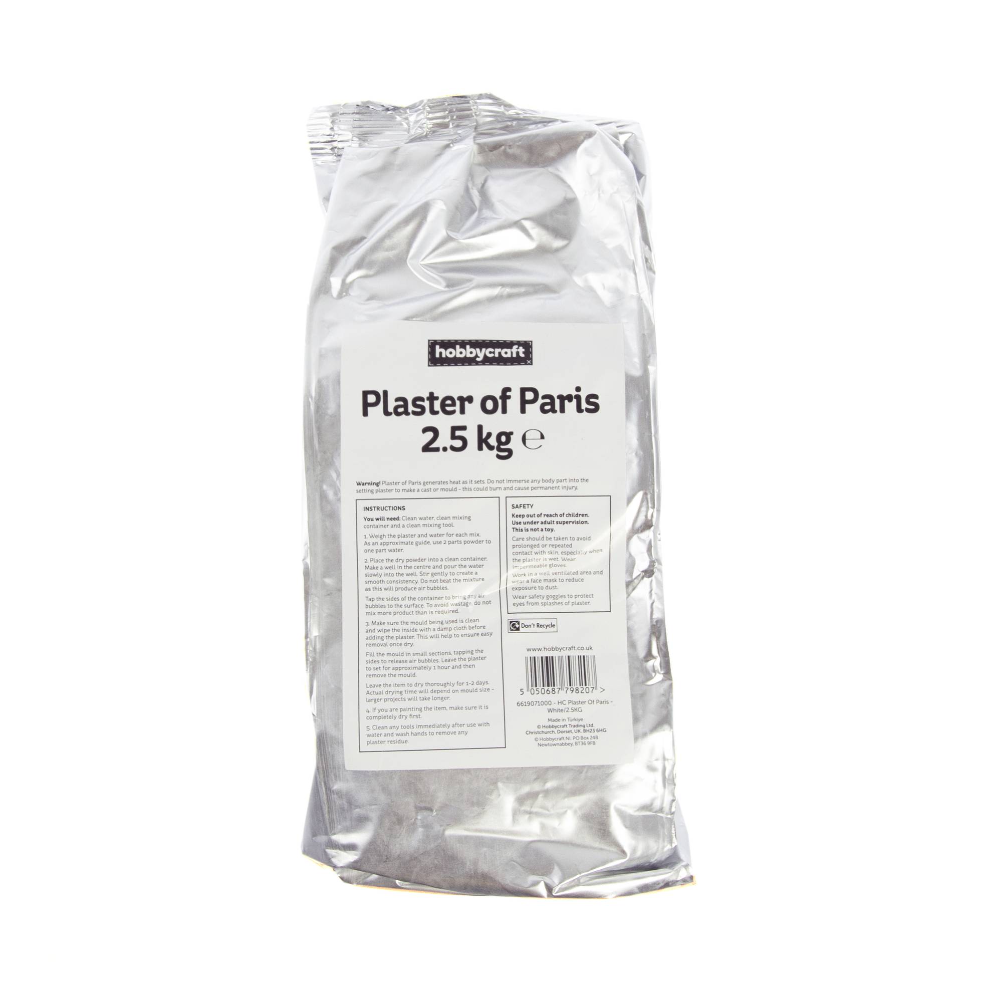 Plaster of Paris 2.5kg Hobbycraft