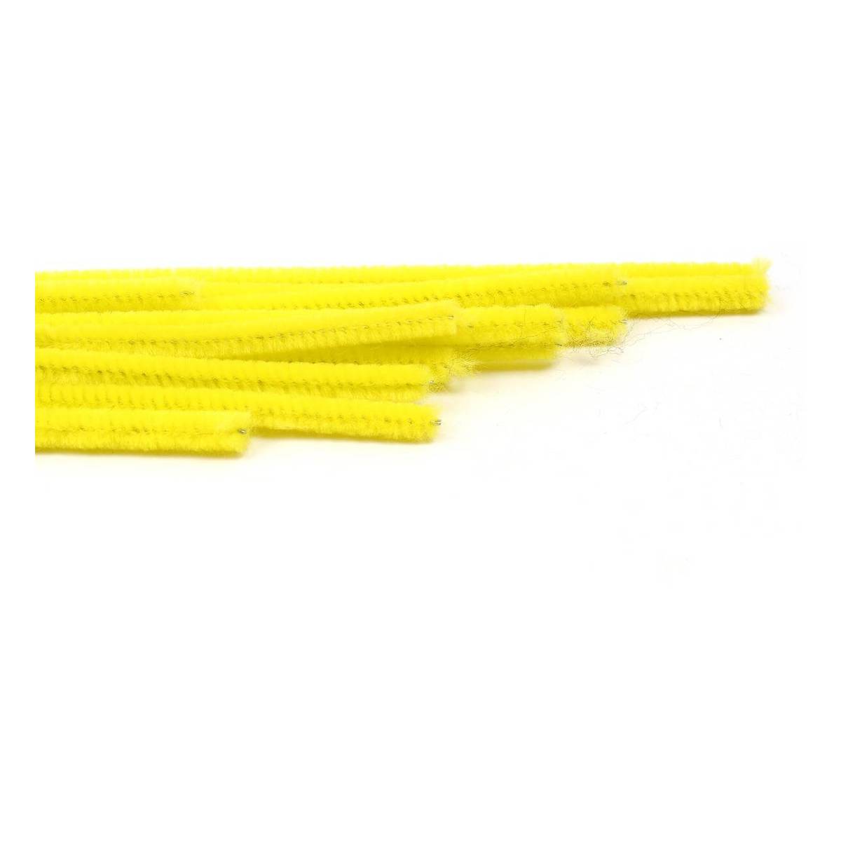 Yellow Pipe Cleaners 12 Pack Hobbycraft