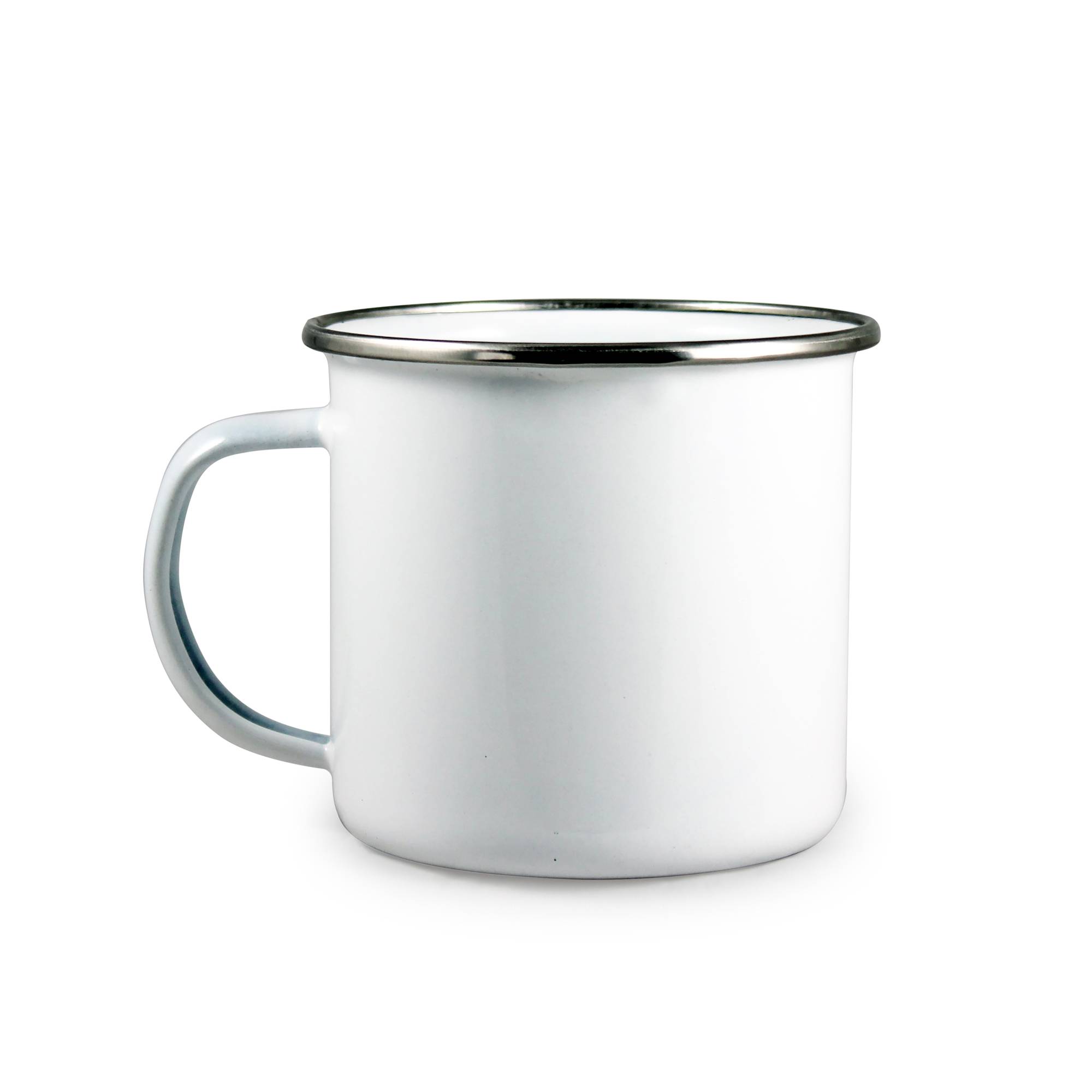White Enamel Photo Mug Hobbycraft
