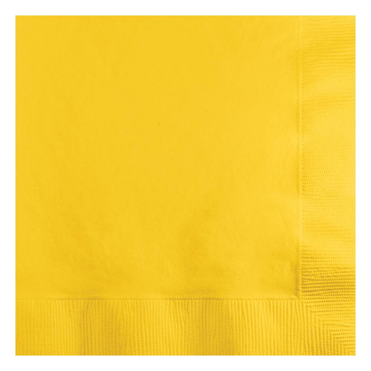 Yellow Lunch Napkins 20 Pack Hobbycraft