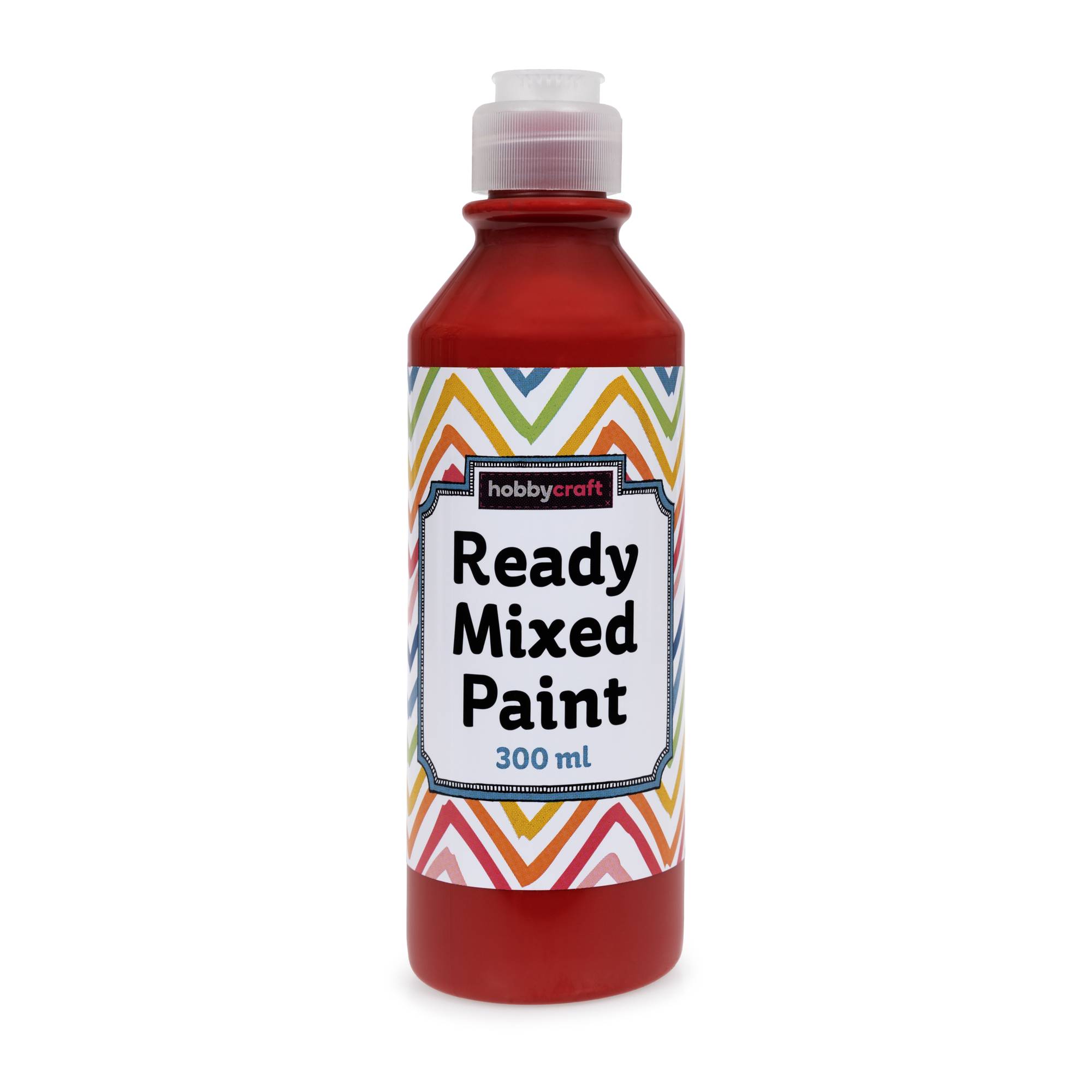 Red Ready Mixed Paint 300ml Hobbycraft
