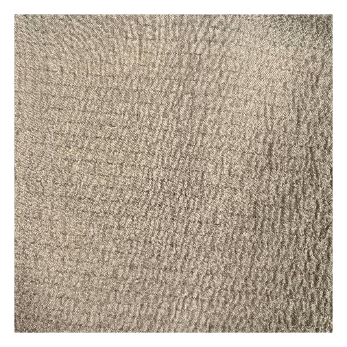 Beige Crinkle Plain Dyed Fabric by the Metre