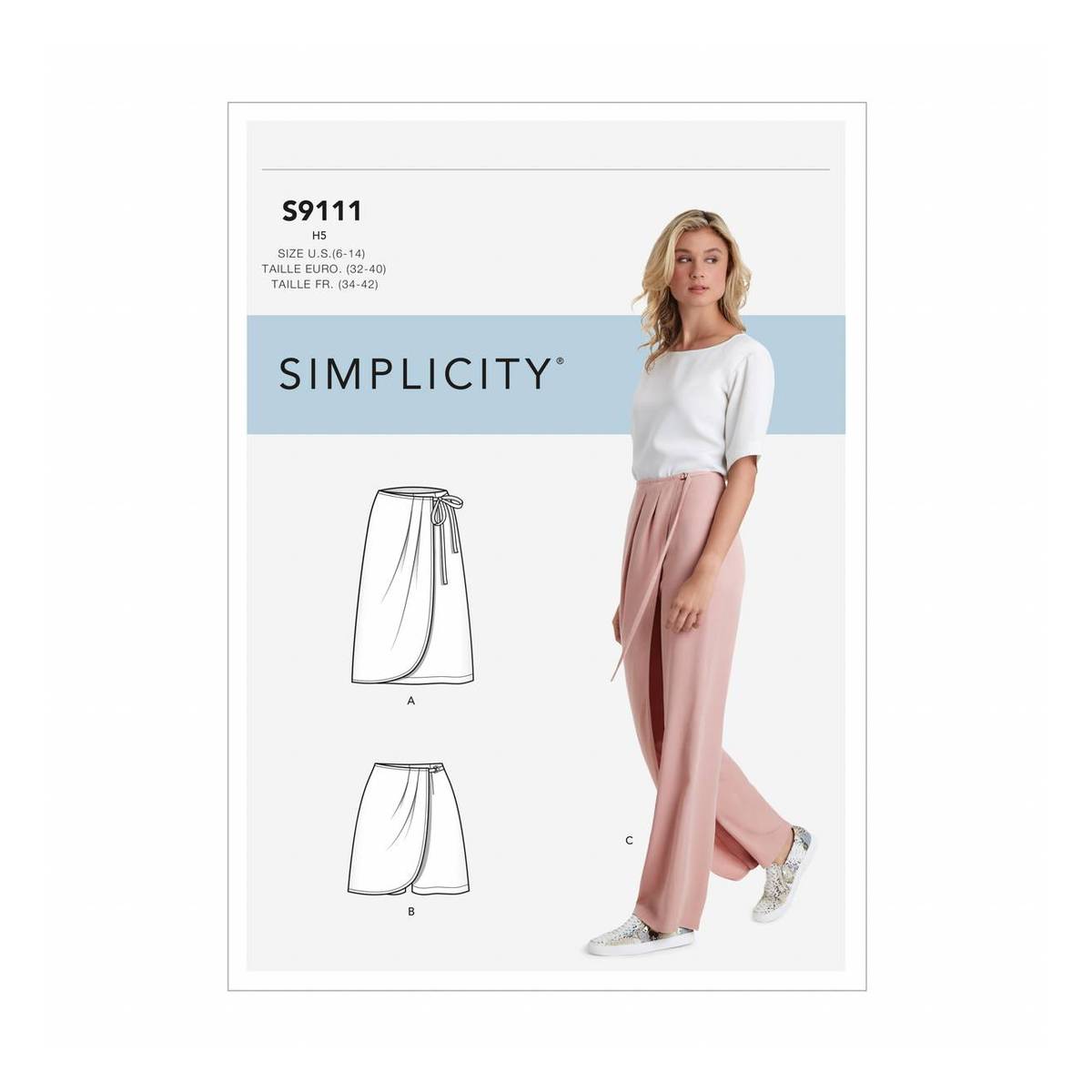 Simplicity Wrap Bottoms Sewing Pattern 