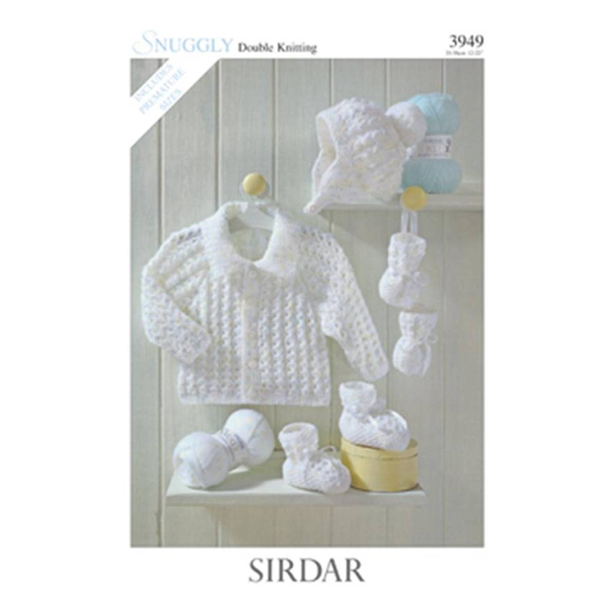 Sirdar Snuggly DK Baby Pattern 3949 