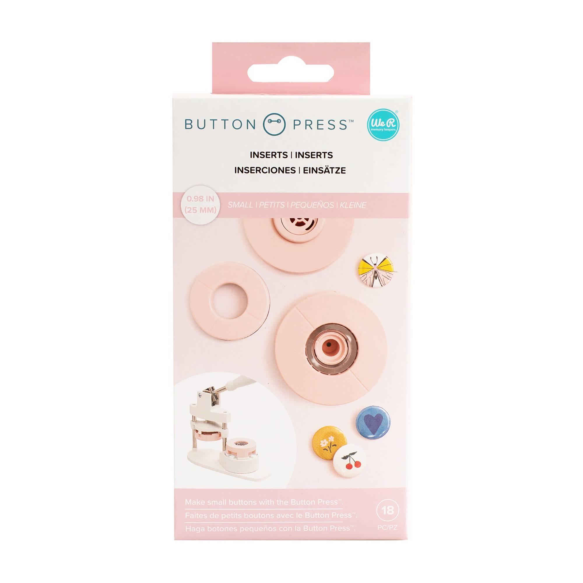 We R Makers Small Circle Button Press Inserts | Hobbycraft