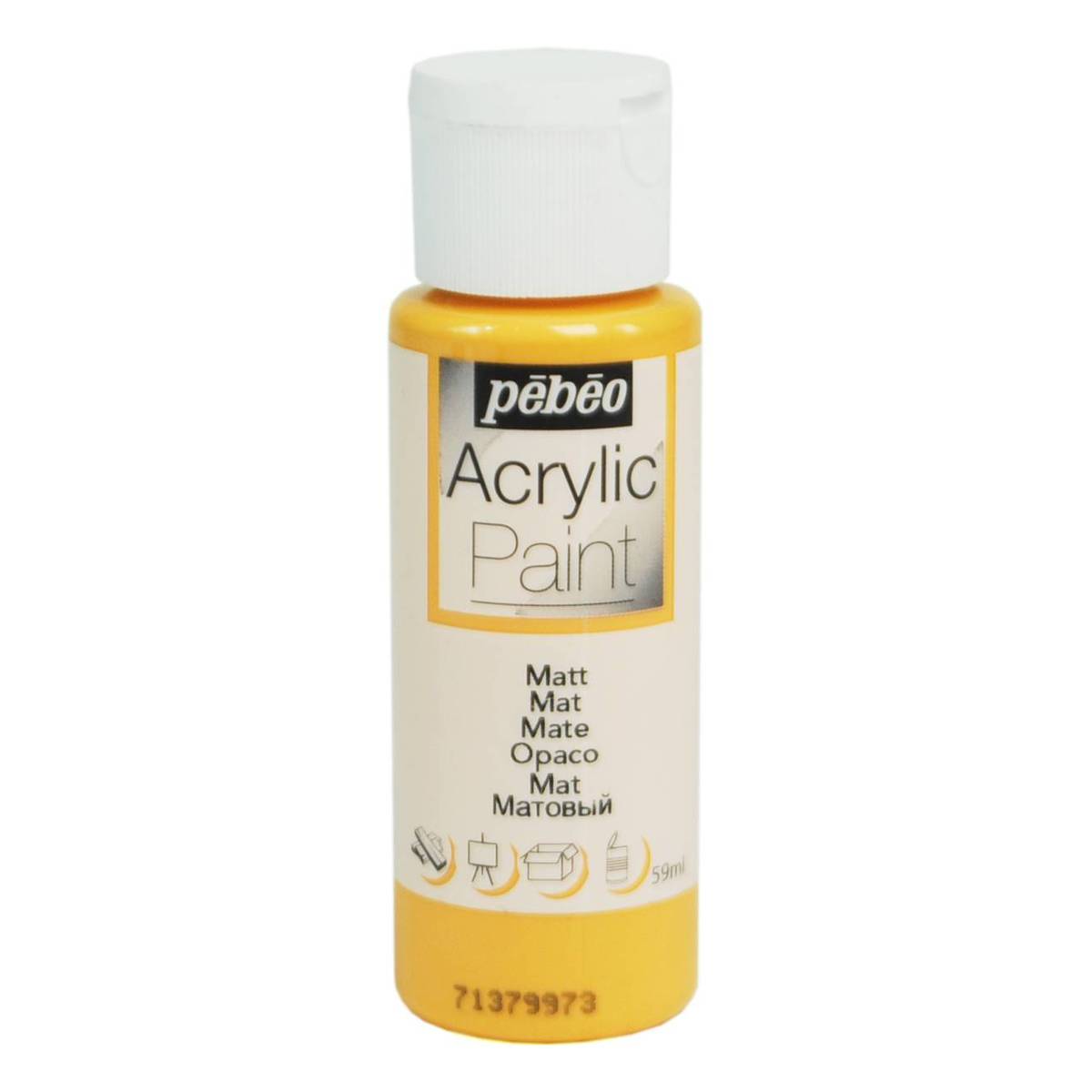 Pebeo Apricot Matt Acrylic Paint 59ml Hobbycraft