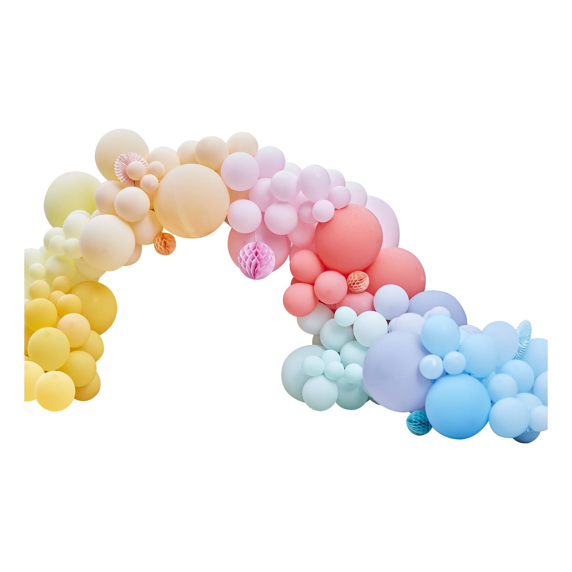 Ginger Ray Luxe Bright Balloon Arch with Paper Hobbycraft