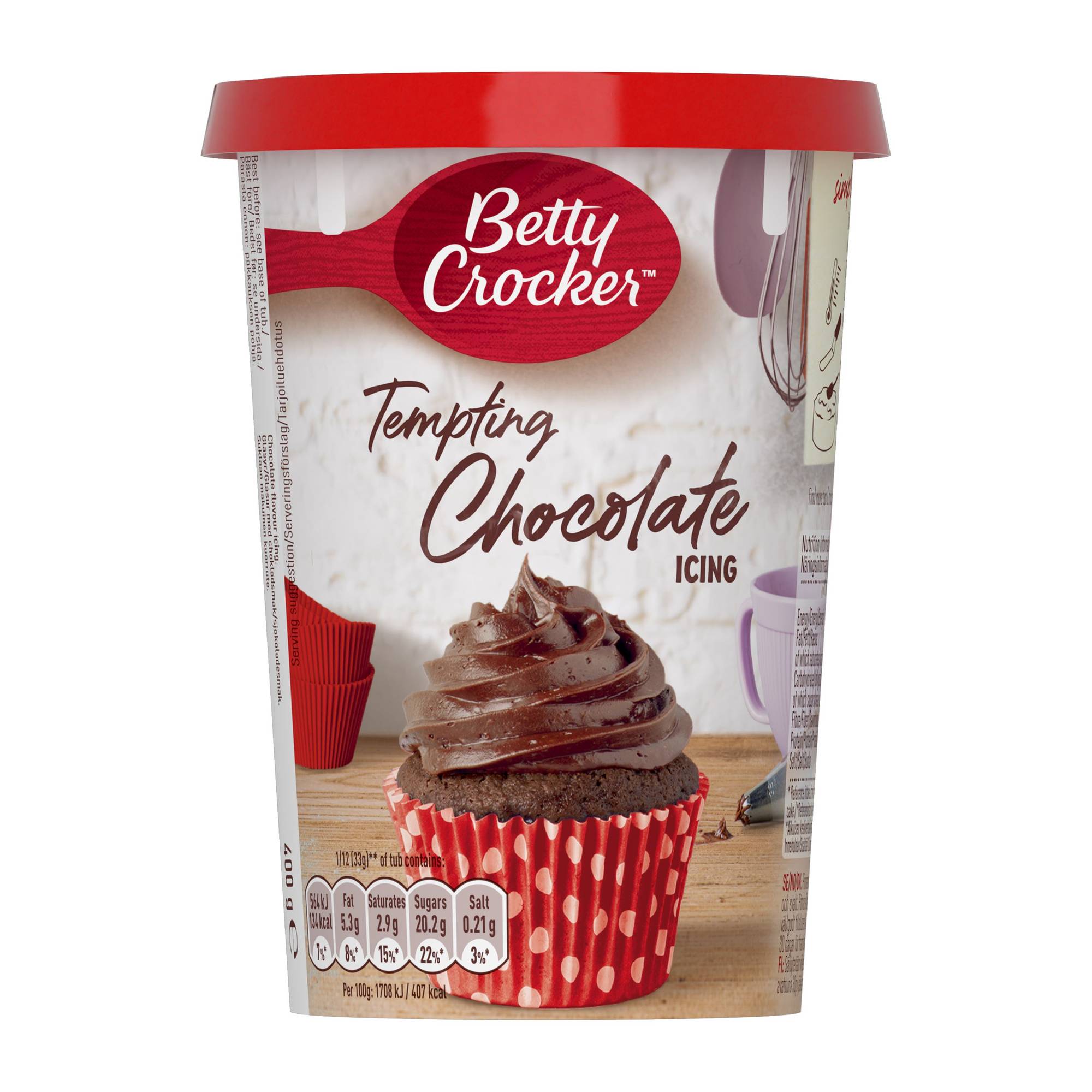 Betty Crocker Tempting Chocolate Icing 400g Hobbycraft