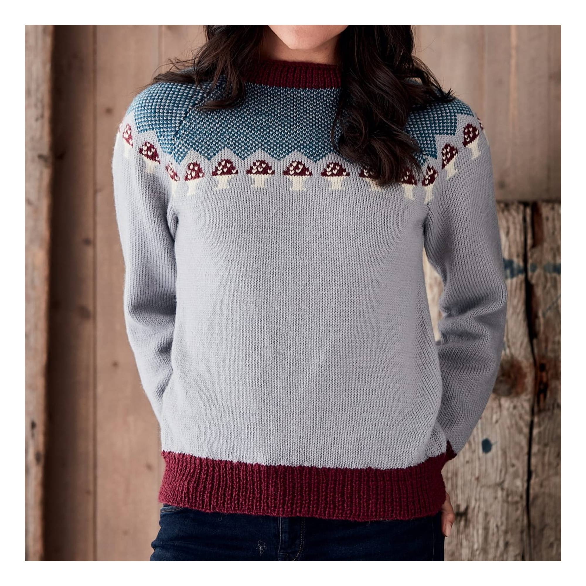 Knitcraft Foraging Fair Isle Jumper Digital Pattern 0267 Hobbycraft