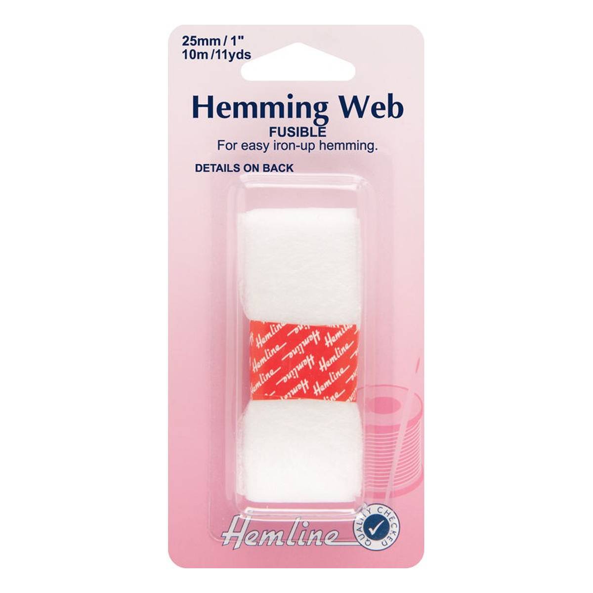 Hemline Fusible Hemming Web 25mm x 10m