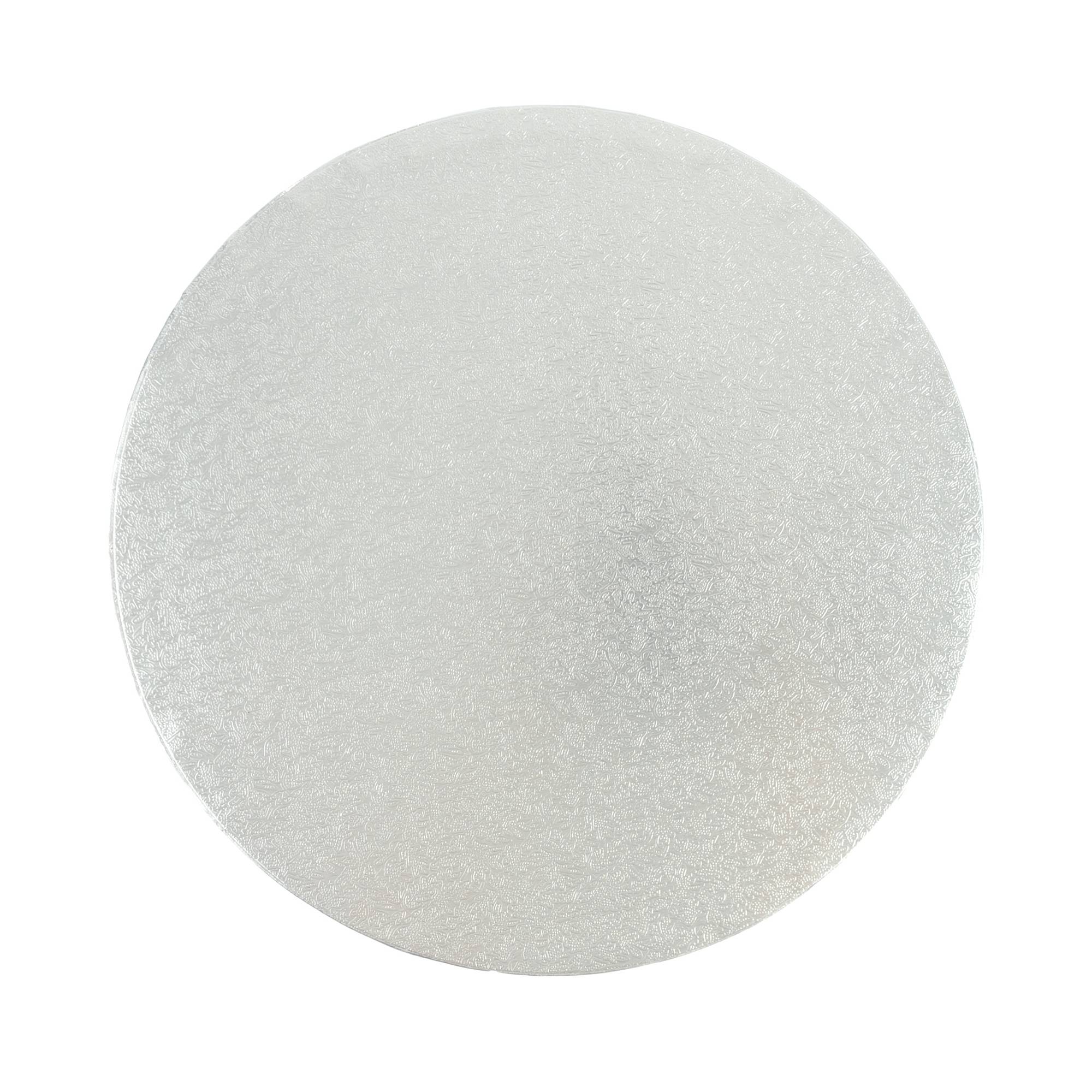 Silver Round Cake Drum 10 Inches Hobbycraft