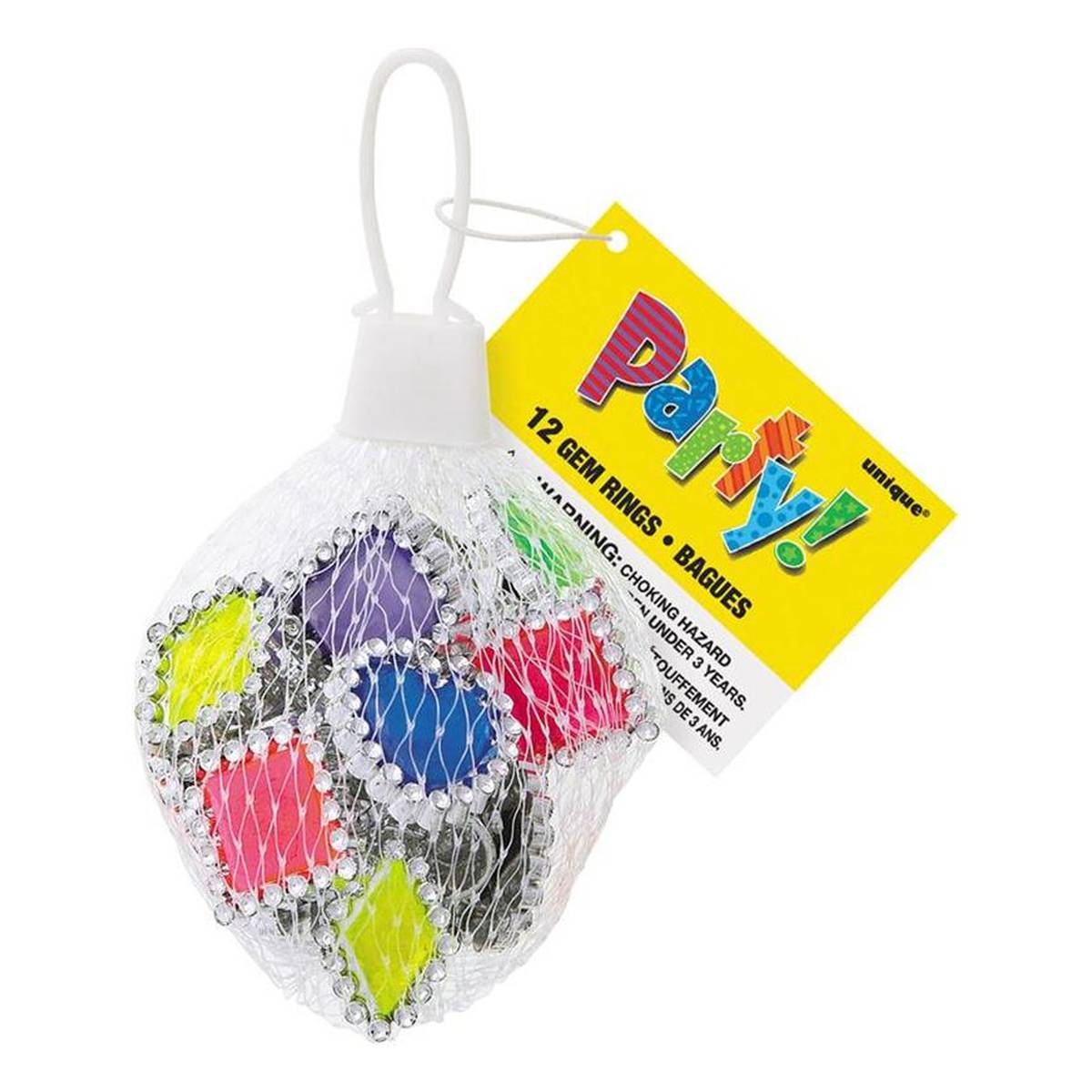 Gem Rings 12 Pack Hobbycraft