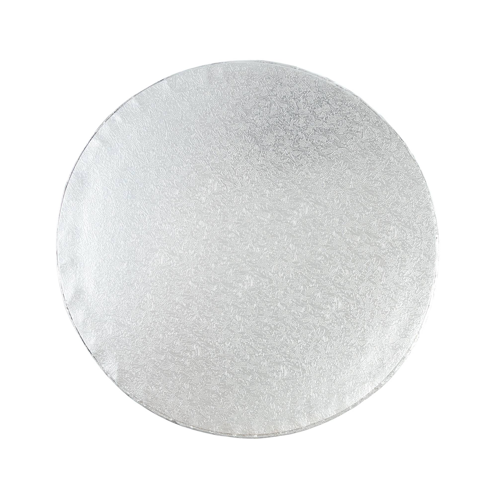 Silver Round Cake Drum 8 Inches Hobbycraft