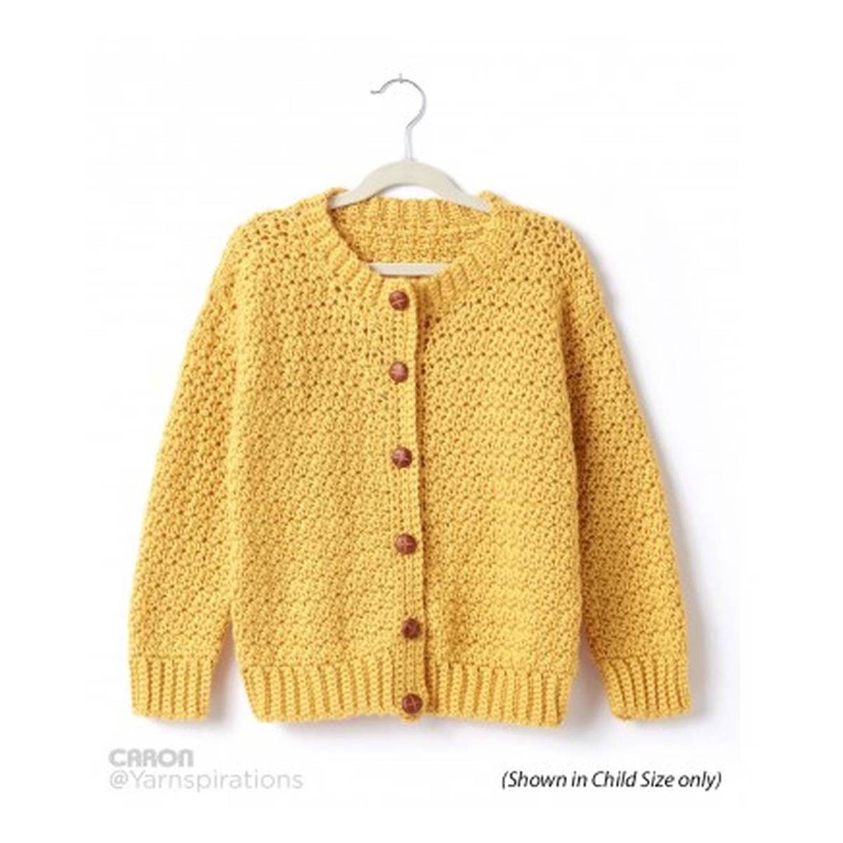 Crochet Crew Neck Cardigan | Hobbycraft