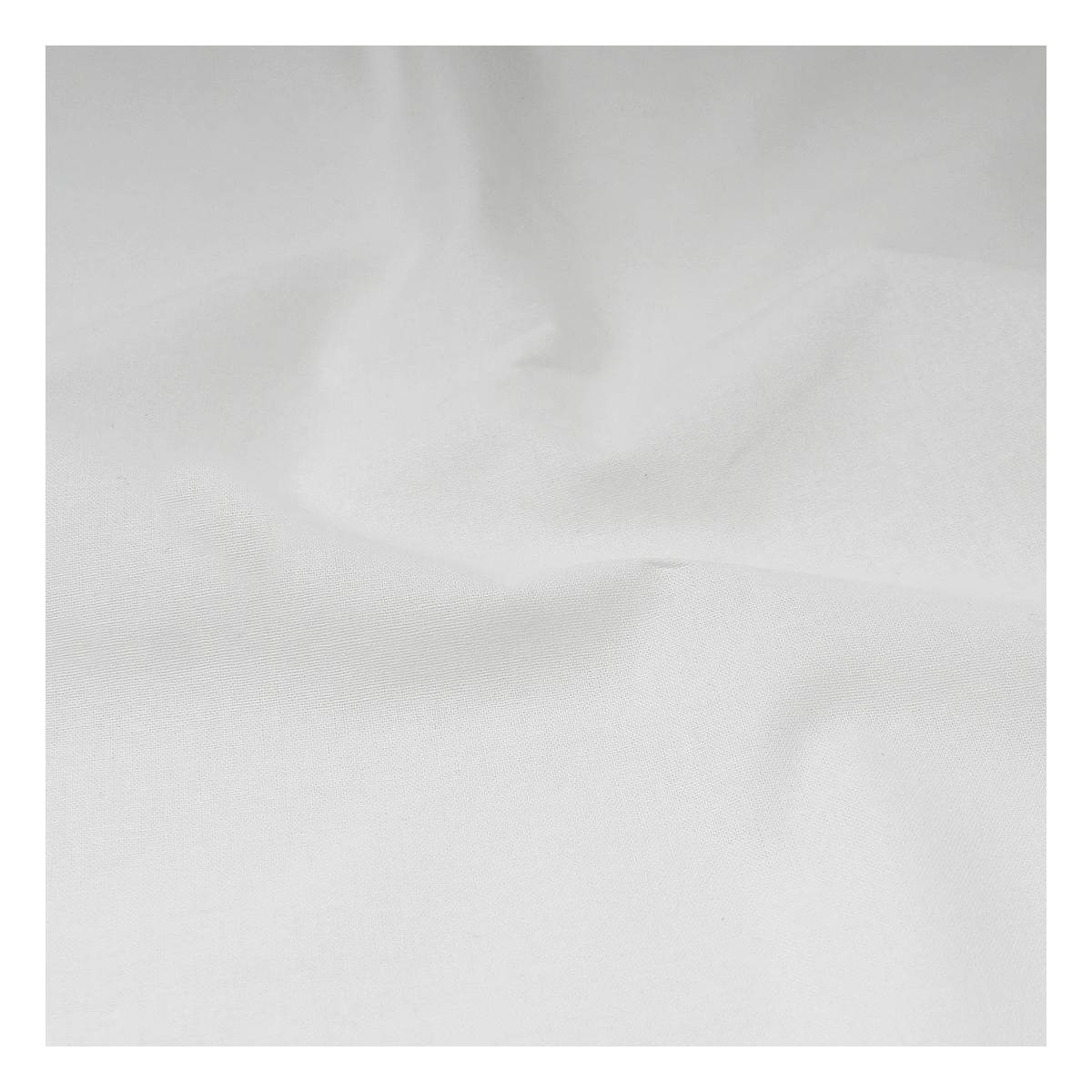 White Cotton Homespun Fabric Pack 112cm x 2m Hobbycraft