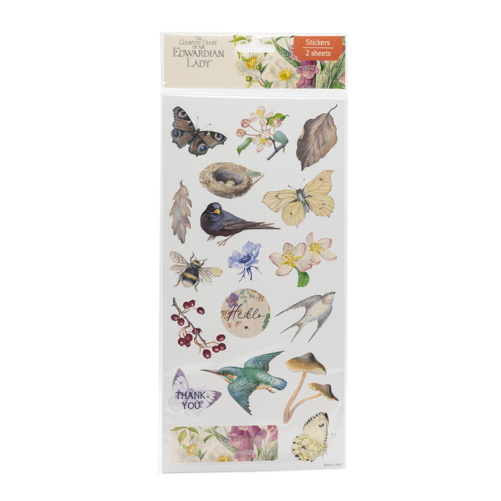 Edwardian Lady Cardstock Stickers Hobbycraft