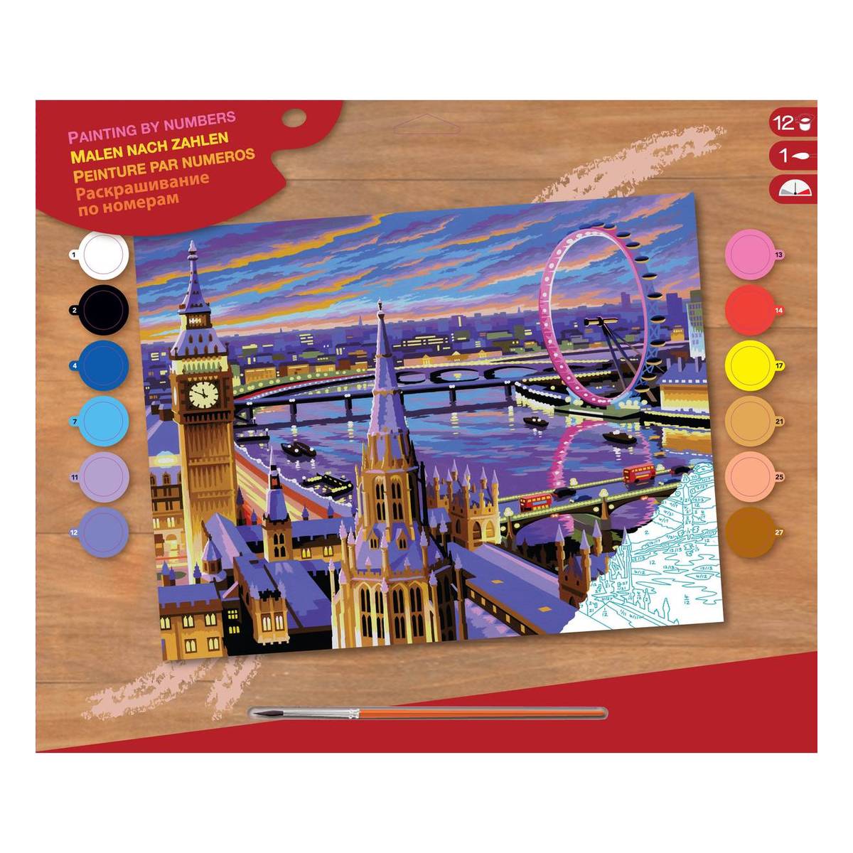 Painting by Numbers London Hobbycraft
