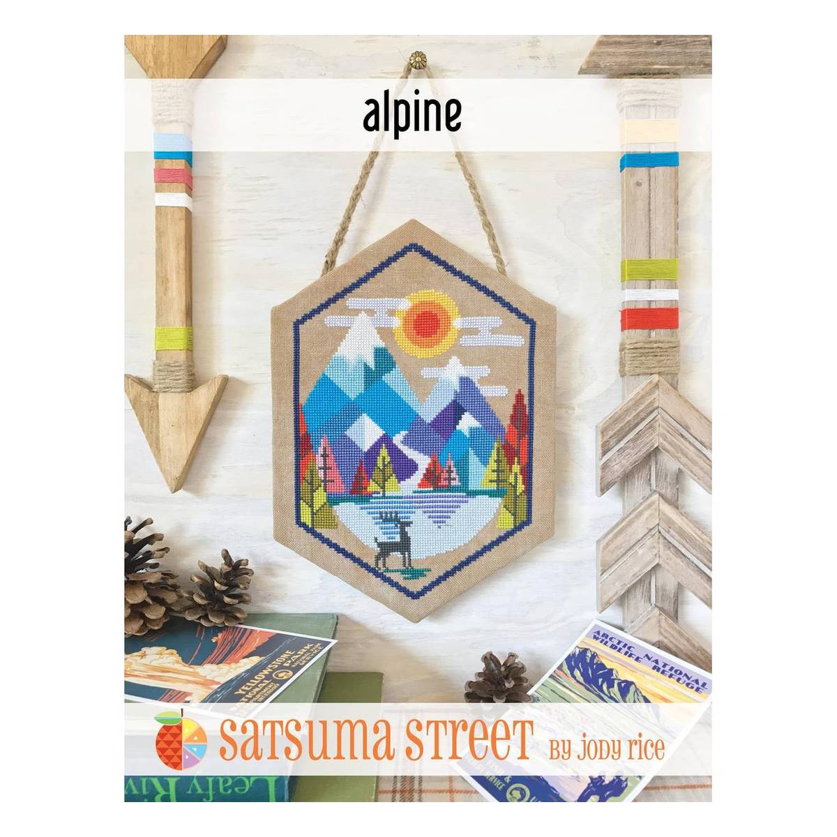 Satsuma Street Alpine Cross Stitch Chart Hobbycraft