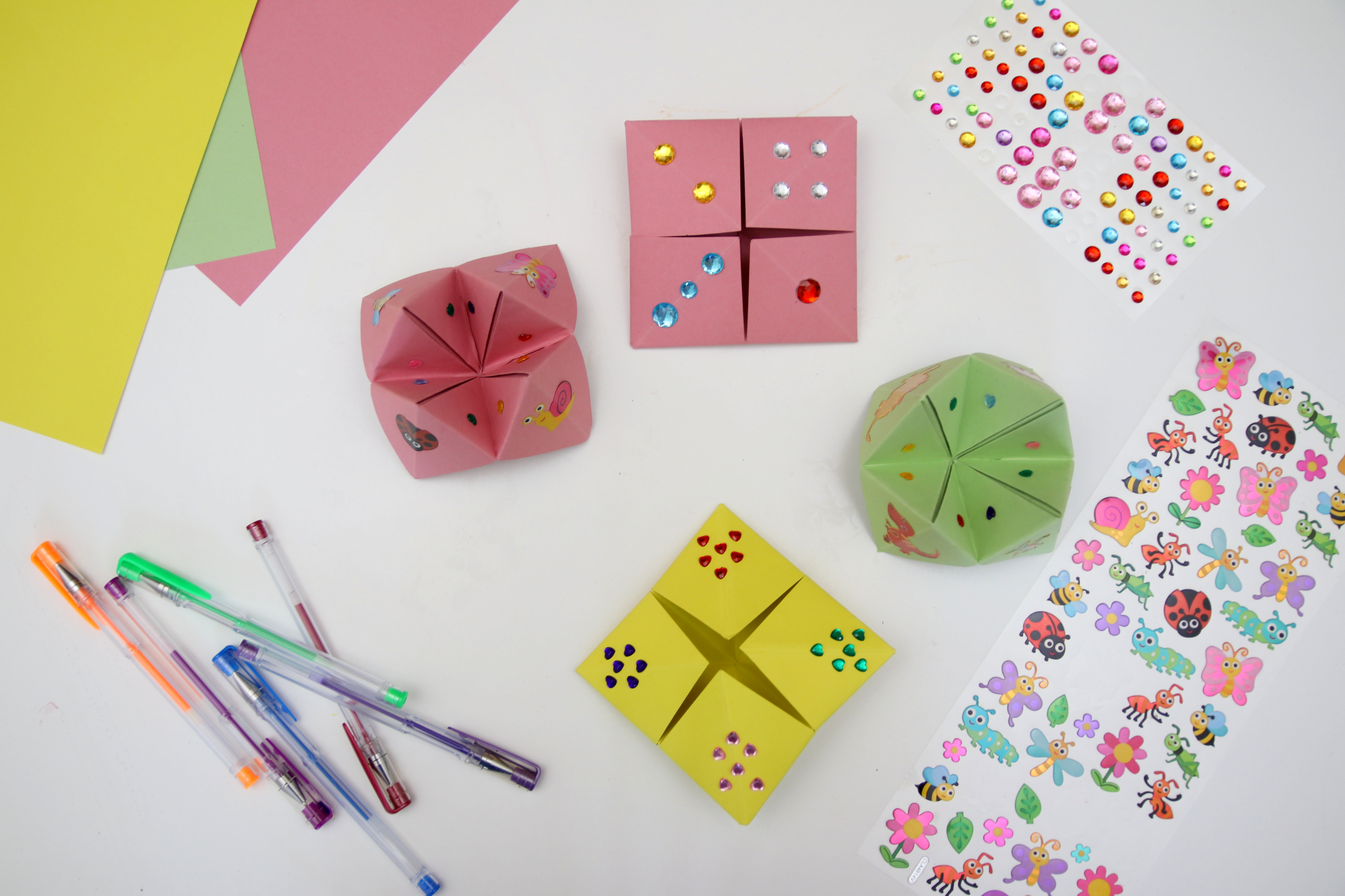 How To Make Origami Fortune Tellers How To Make A Fortune Teller