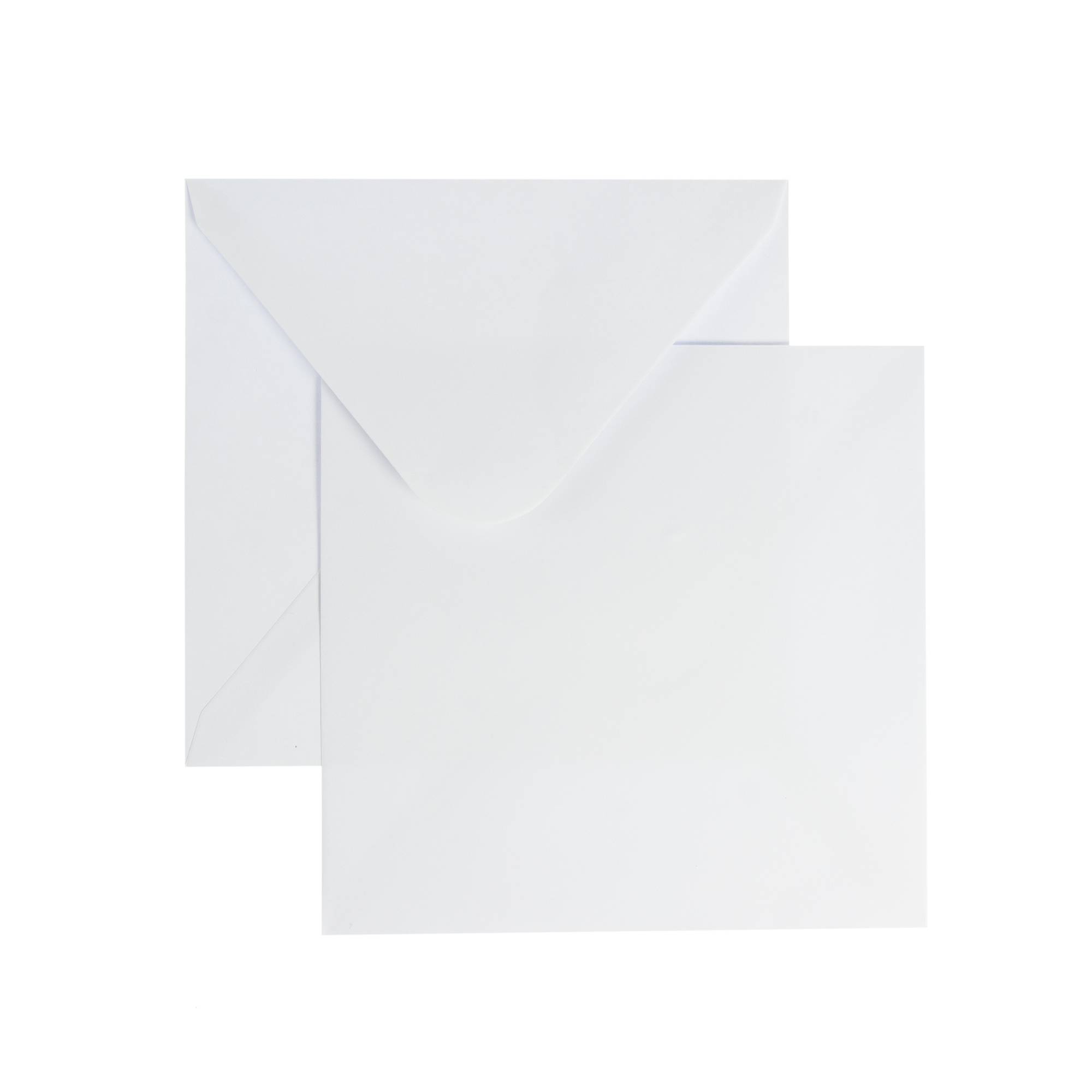 White Envelopes 6 x 6 Inches 50 Pack Hobbycraft