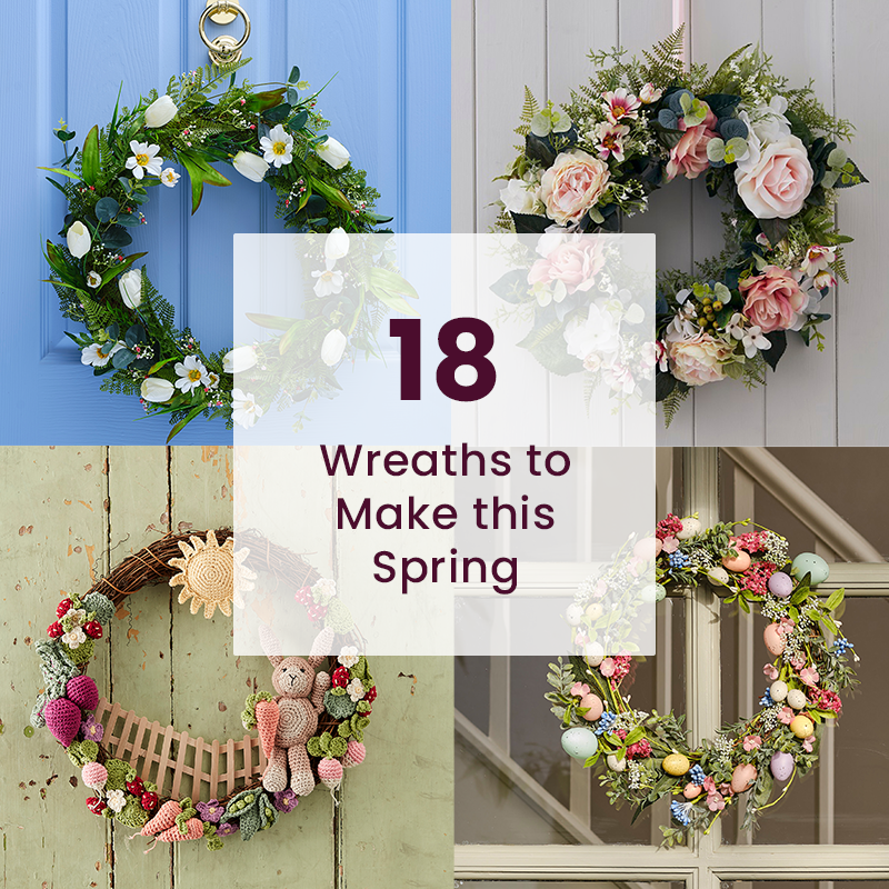 18 Wreaths to Make this Spring Hobbycraft