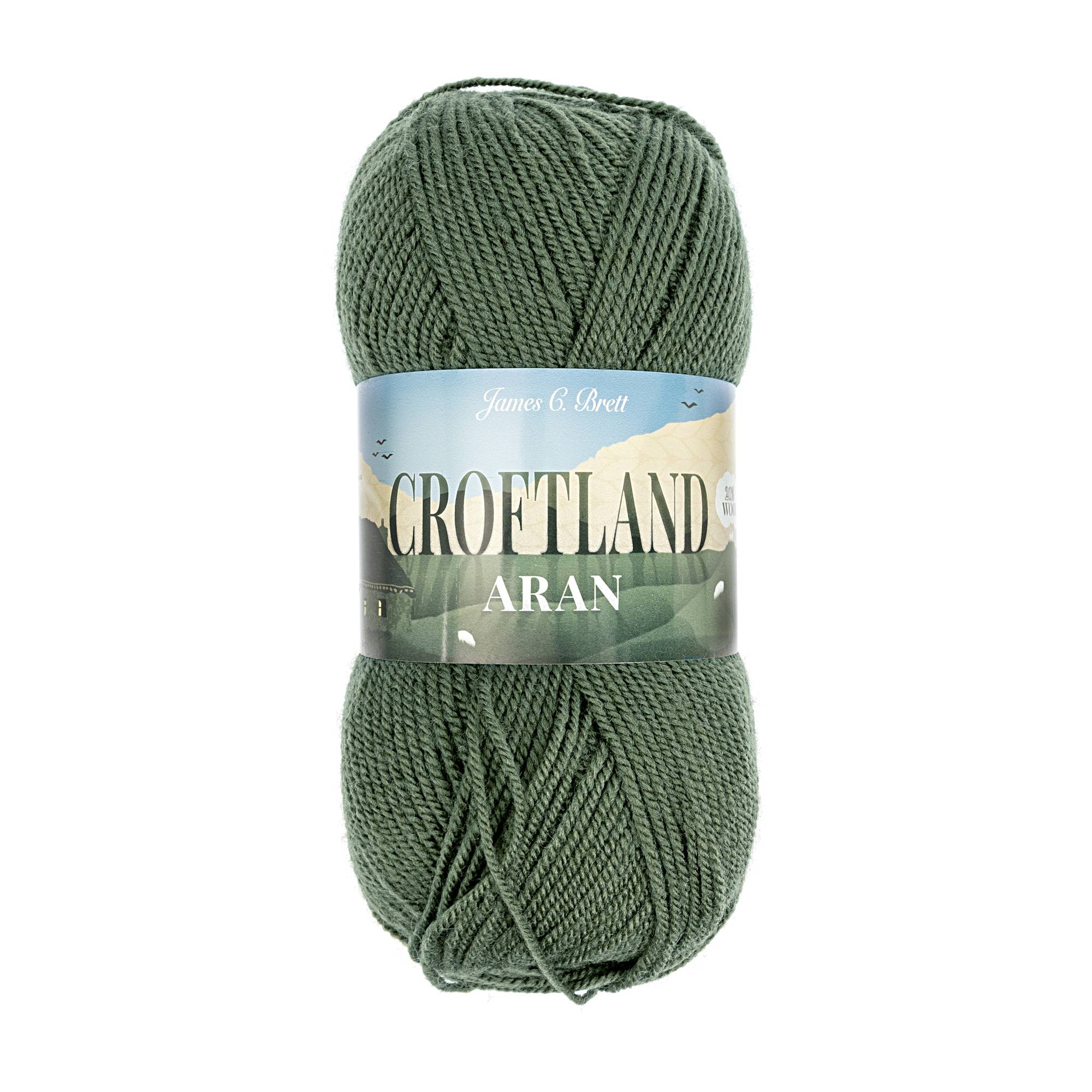 James C Brett Forest Croftland Aran Yarn 200g Hobbycraft