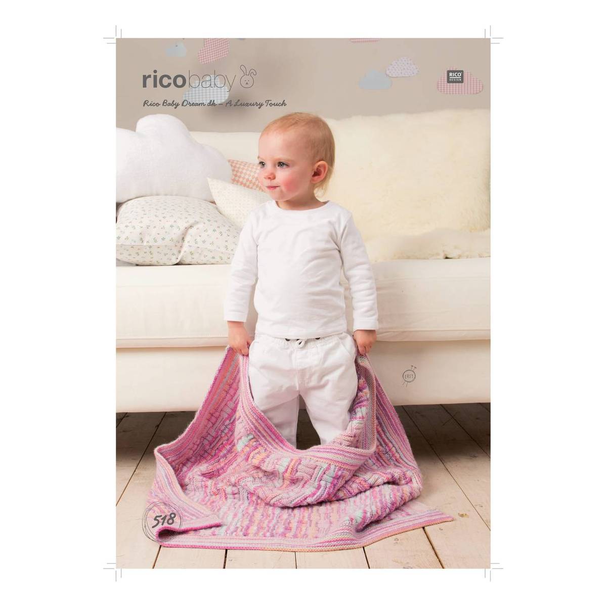 Rico Baby Dream DK Blanket Digital Pattern 518 | Hobbycraft