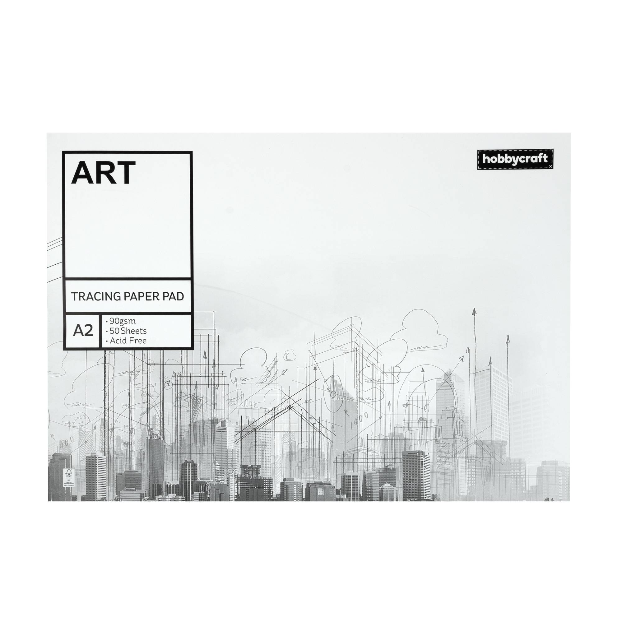 Tracing Paper Pad A2 50 Sheets Hobbycraft