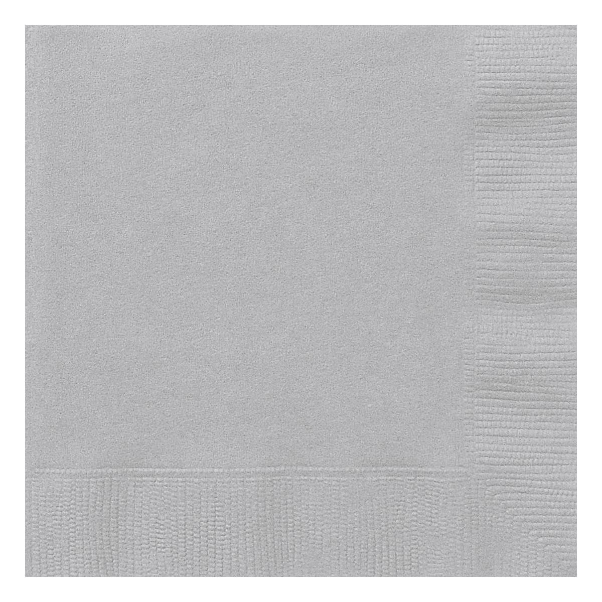 Silver Napkins 20 Pack Hobbycraft