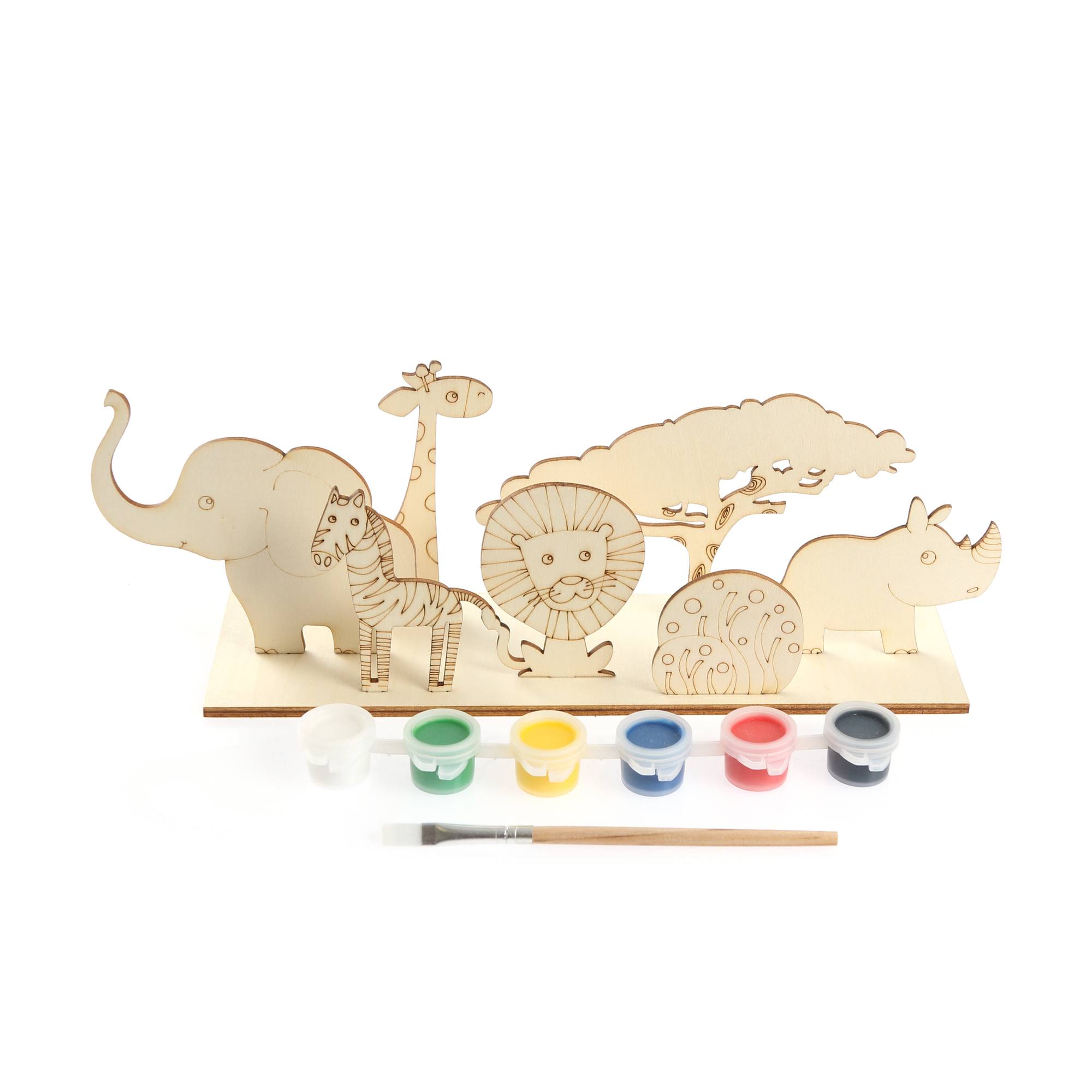 Paint Your Own Safari Scene Hobbycraft