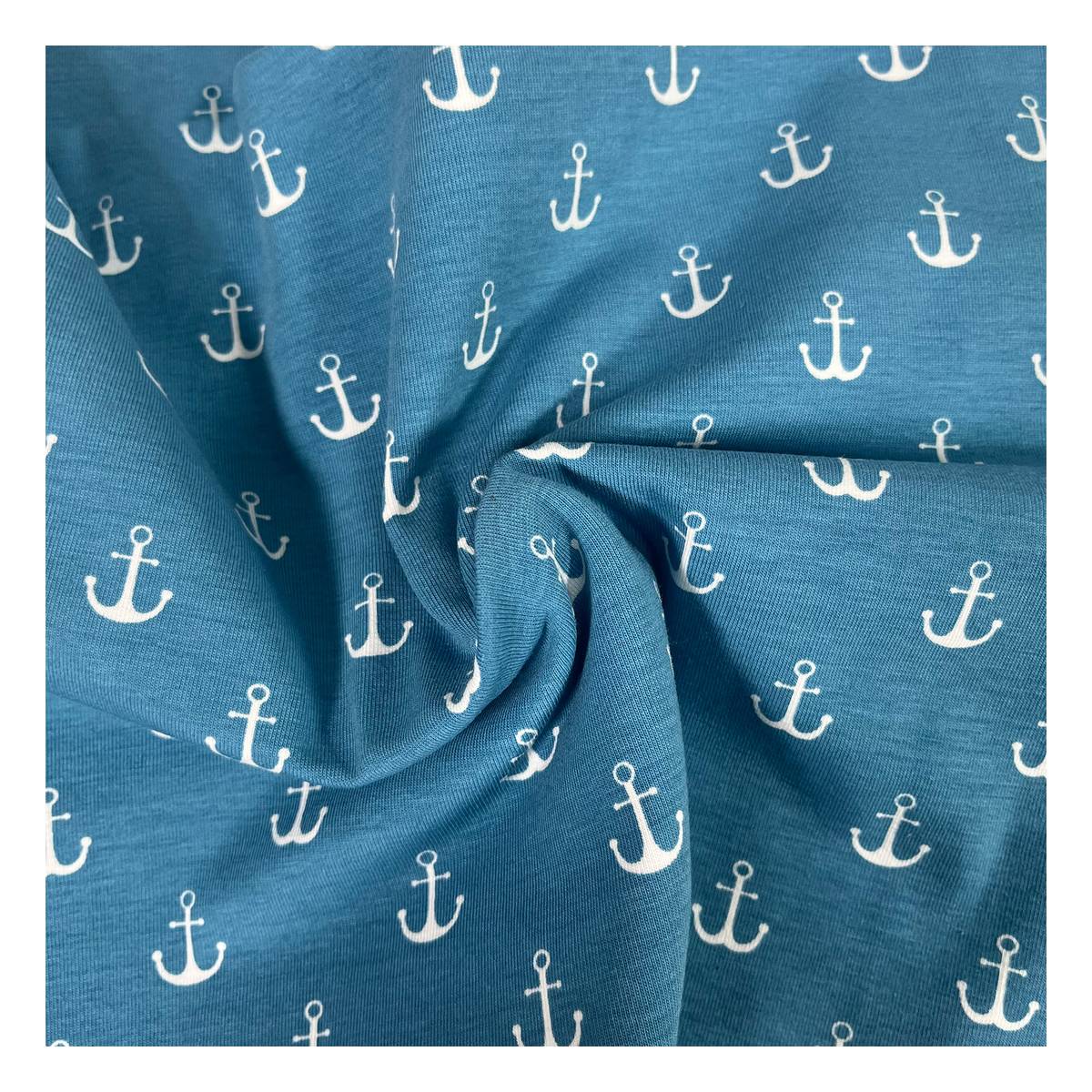 Anchors Cotton Spandex Jersey Fabric by the Metre | Hobbycraft