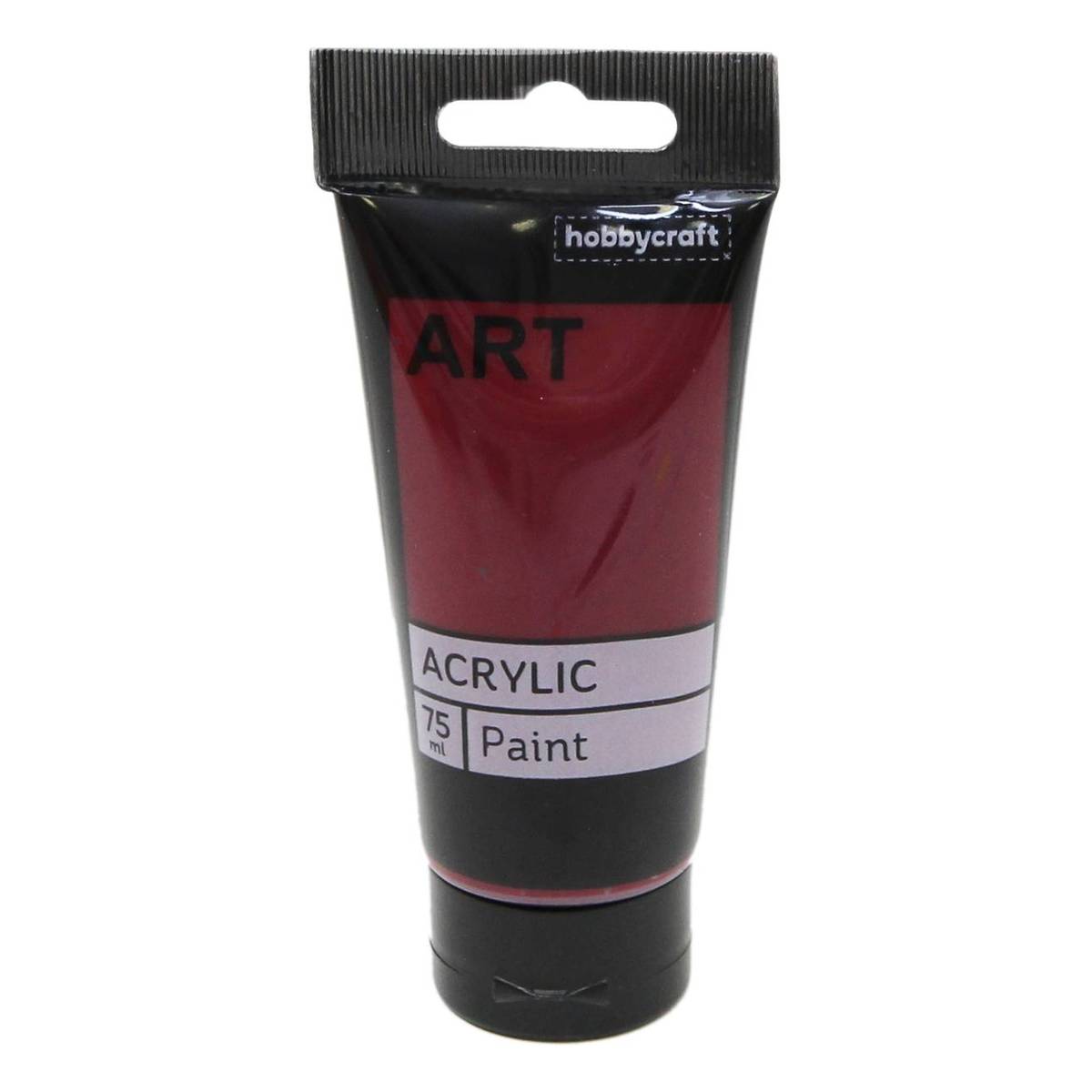 Burgundy Art Acrylic Paint Tube 75ml Hobbycraft