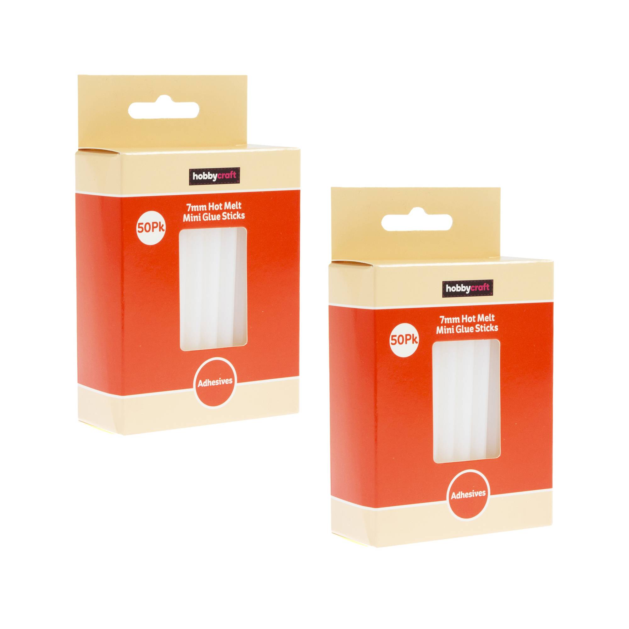 Hot Melt Glue Sticks 100 Pack Bundle Hobbycraft