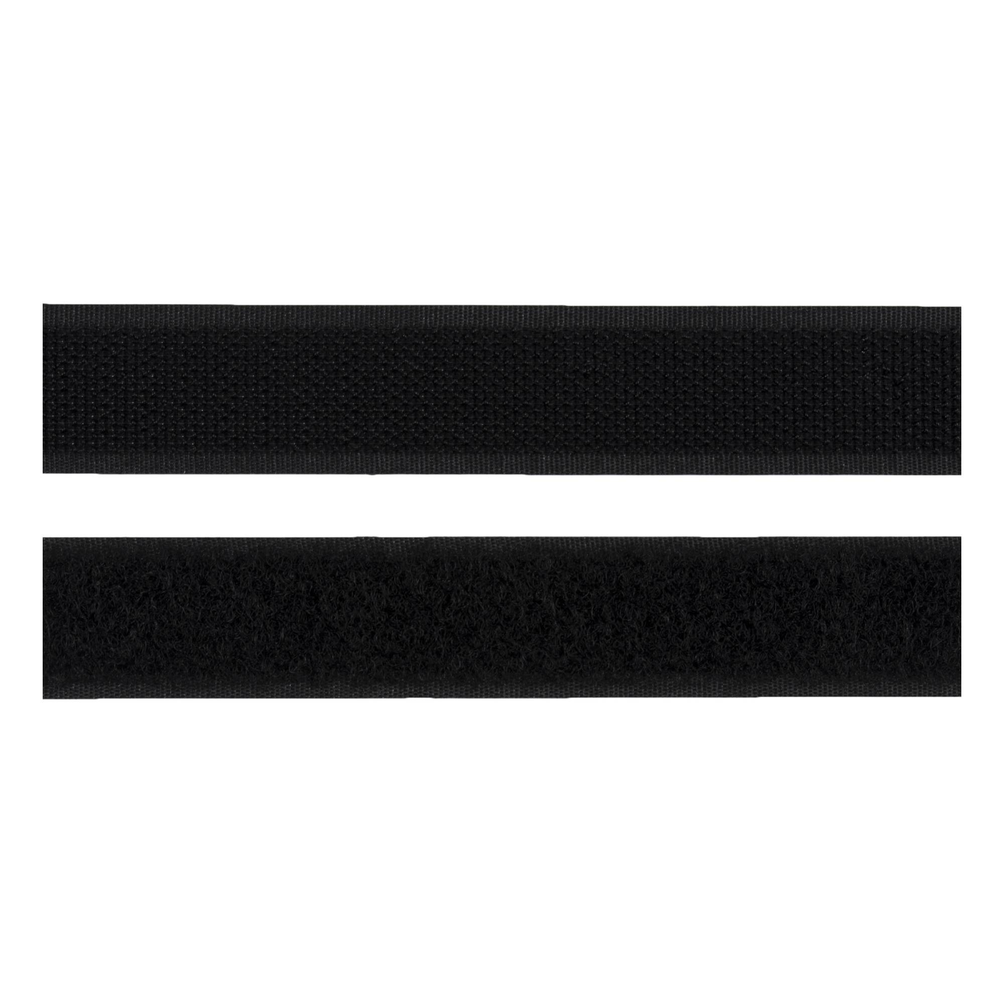 Milward Black 20mm Sew-On Hook and Loop Tape by the Metre