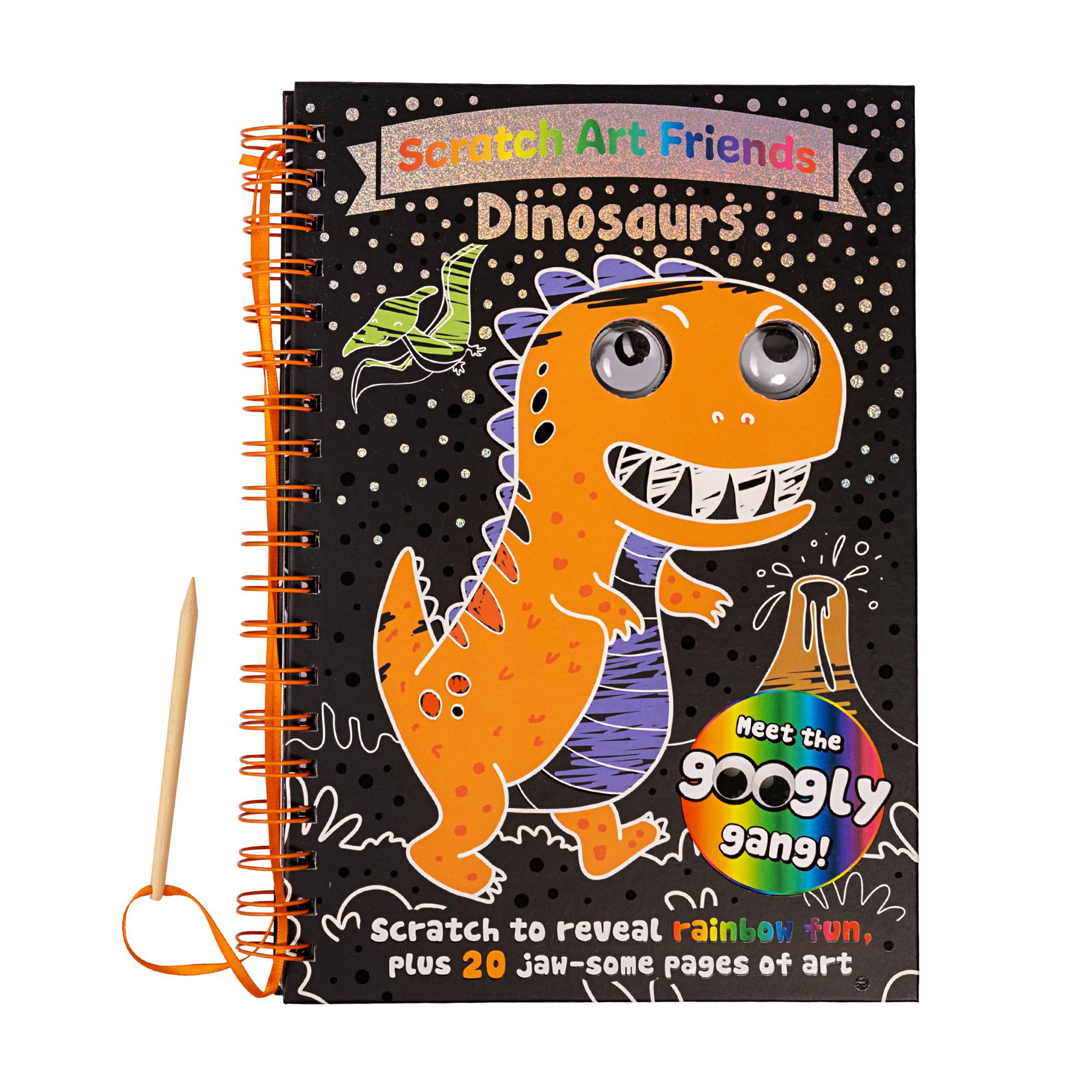 Scratch Art Dinosaur Friends Hobbycraft