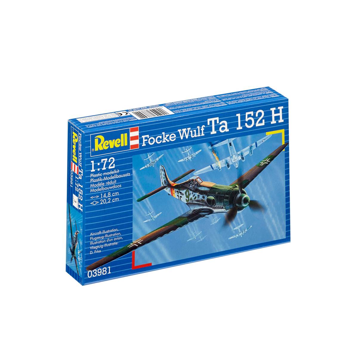 Maquette Avion BRABO FLYING GLIDERS Focke Wulf TA 152H - échelle 1/60 - XS004b
